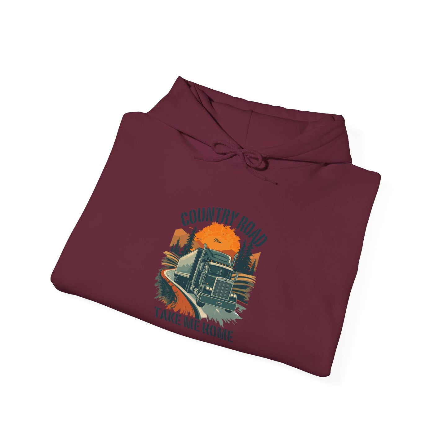 Country Road Hoodie - 'Take Me Home' Vintage Truck Graphic