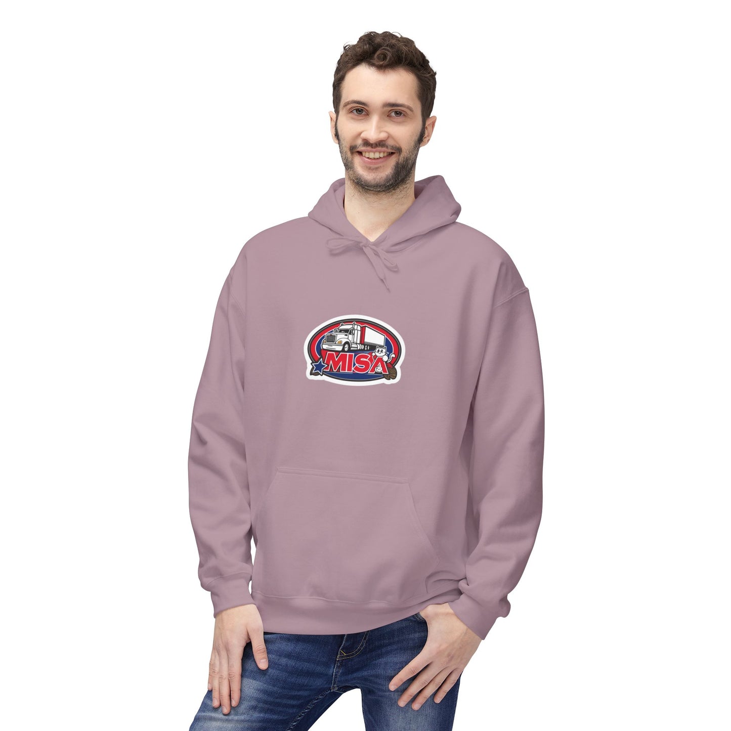 Country Road Truck Hoodie — "Country Road Take Me Home" Retro Semi Truck Pullover