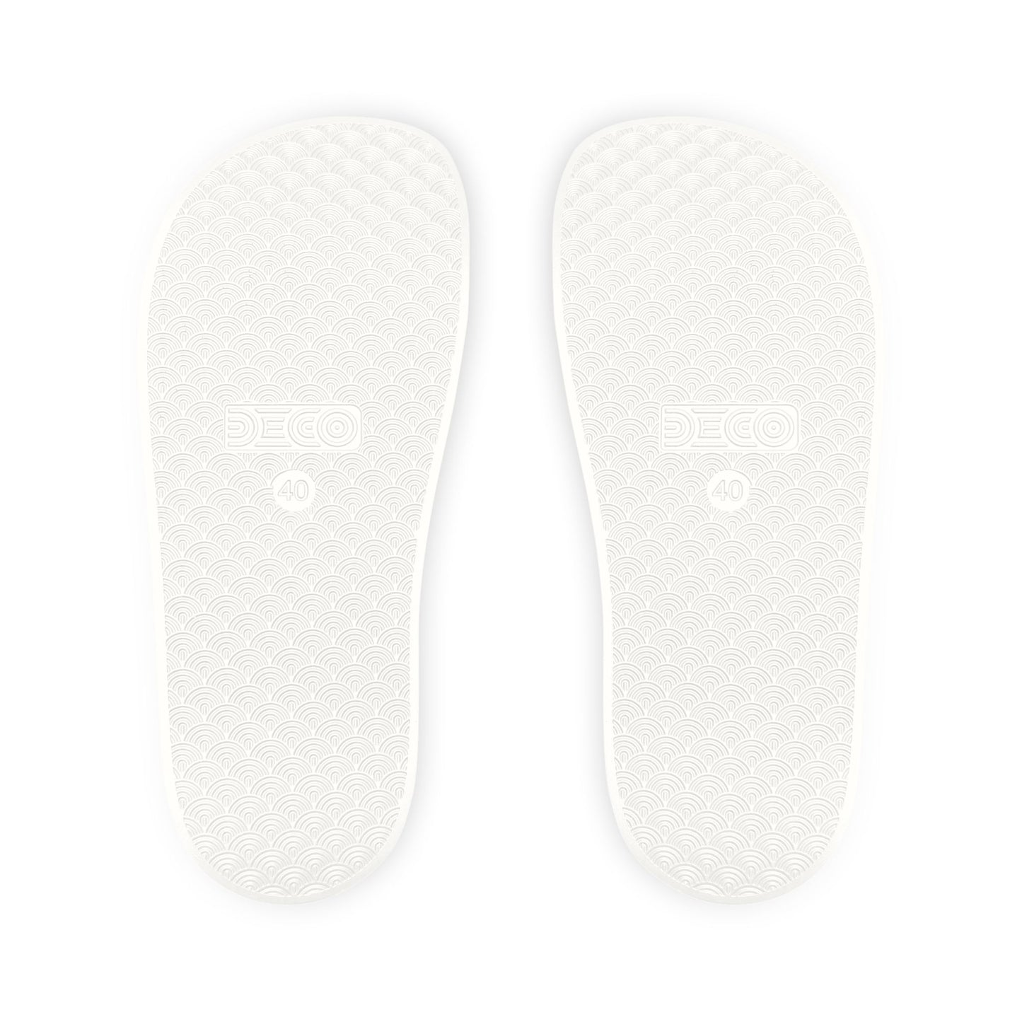 Men's Custom Graphic Slide Sandals — Removable-Strap Personalized Design