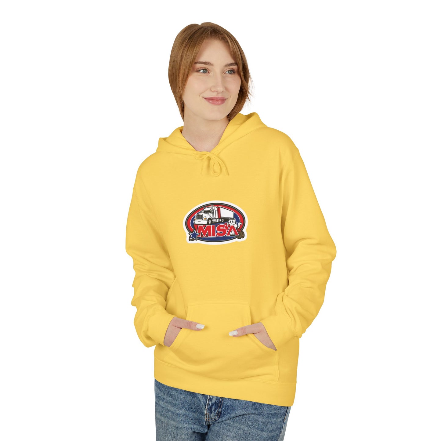 Country Road Truck Hoodie — "Country Road Take Me Home" Retro Semi Truck Pullover