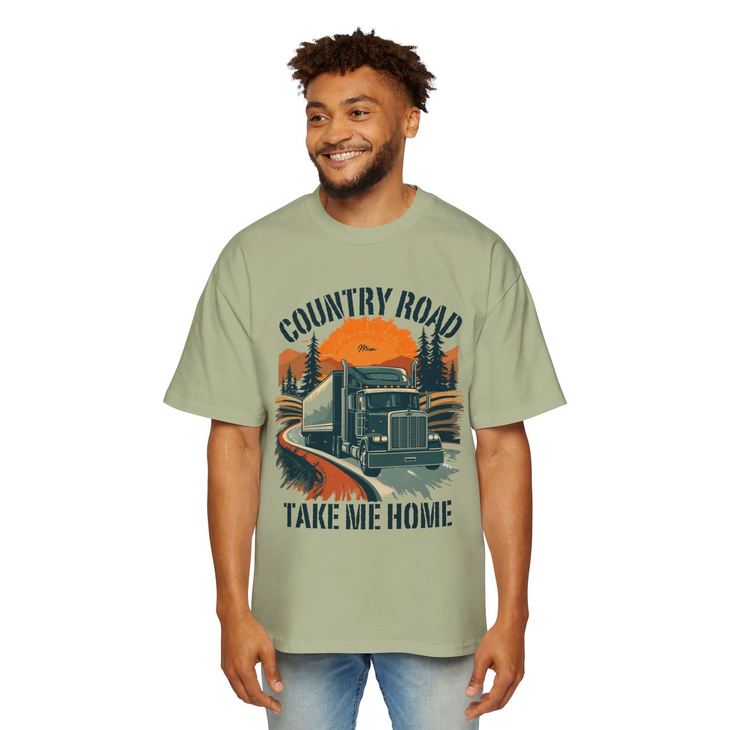 Country Road Truck Tee — "Take Me Home" Retro Trucker T‑Shirt