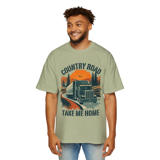Country Road Truck Tee — "Take Me Home" Retro Trucker T‑Shirt