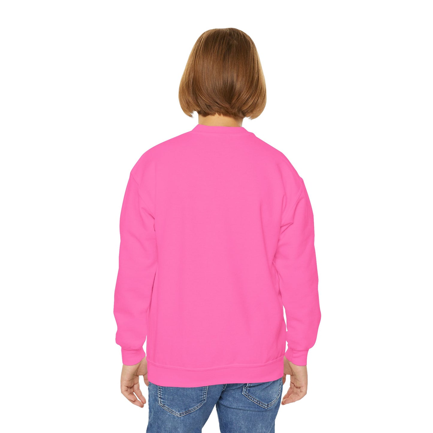 Youth Crewneck Sweatshirt — Retro 'Country Road Take Me Home' Truck Graphic