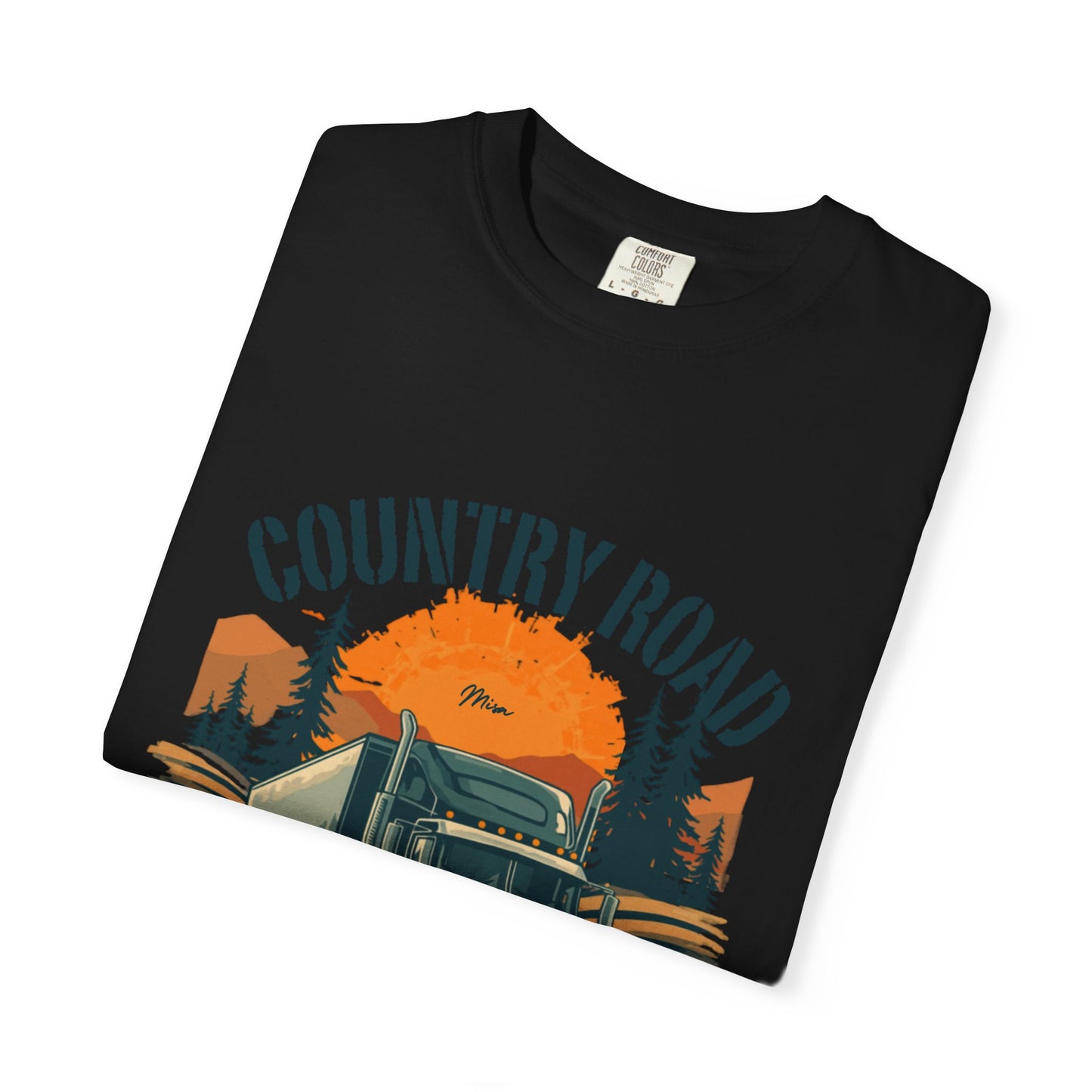 Country Road Truck Tee — "Take Me Home" Vintage Semi-Truck T-Shirt