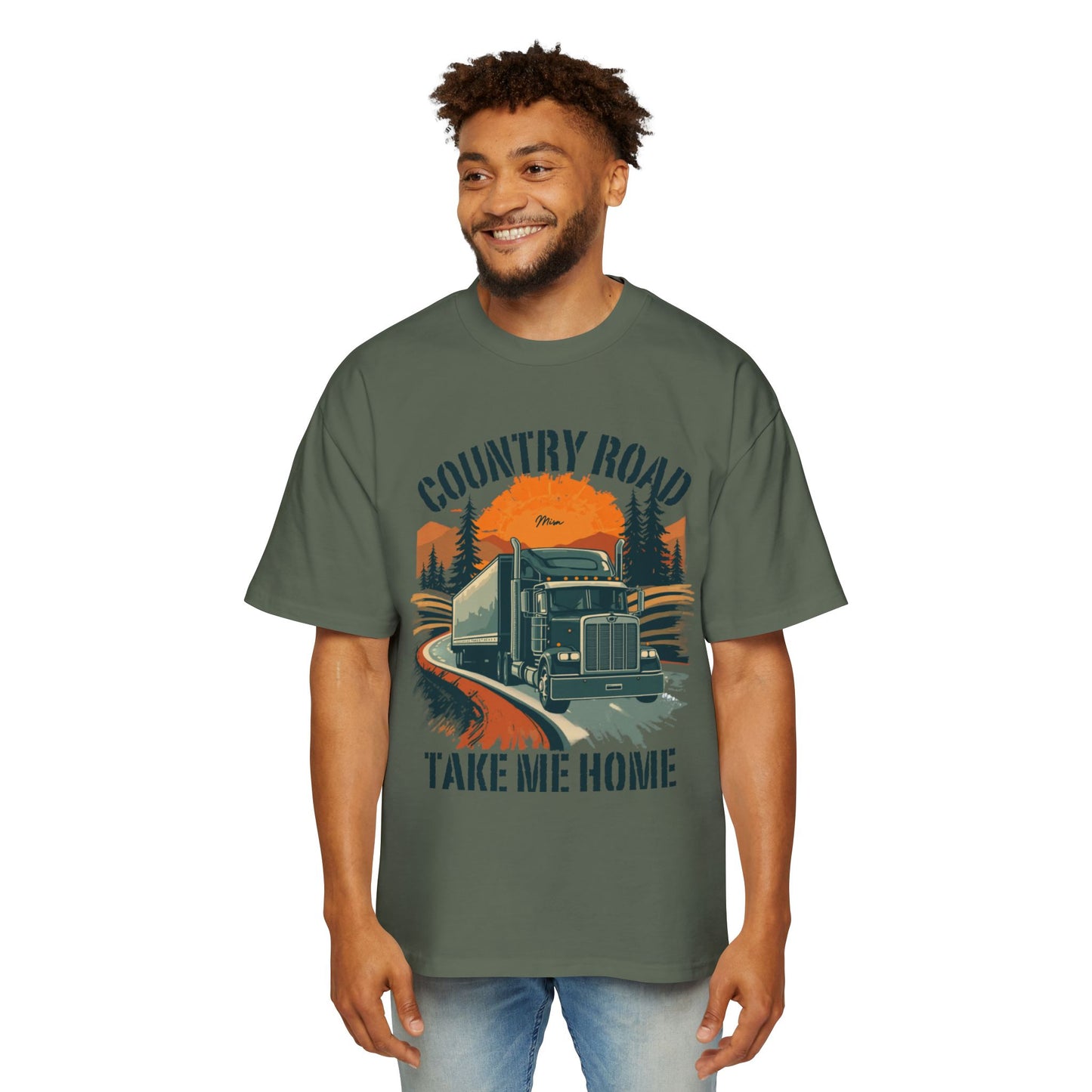 Country Road Truck Tee — "Take Me Home" Retro Trucker T‑Shirt