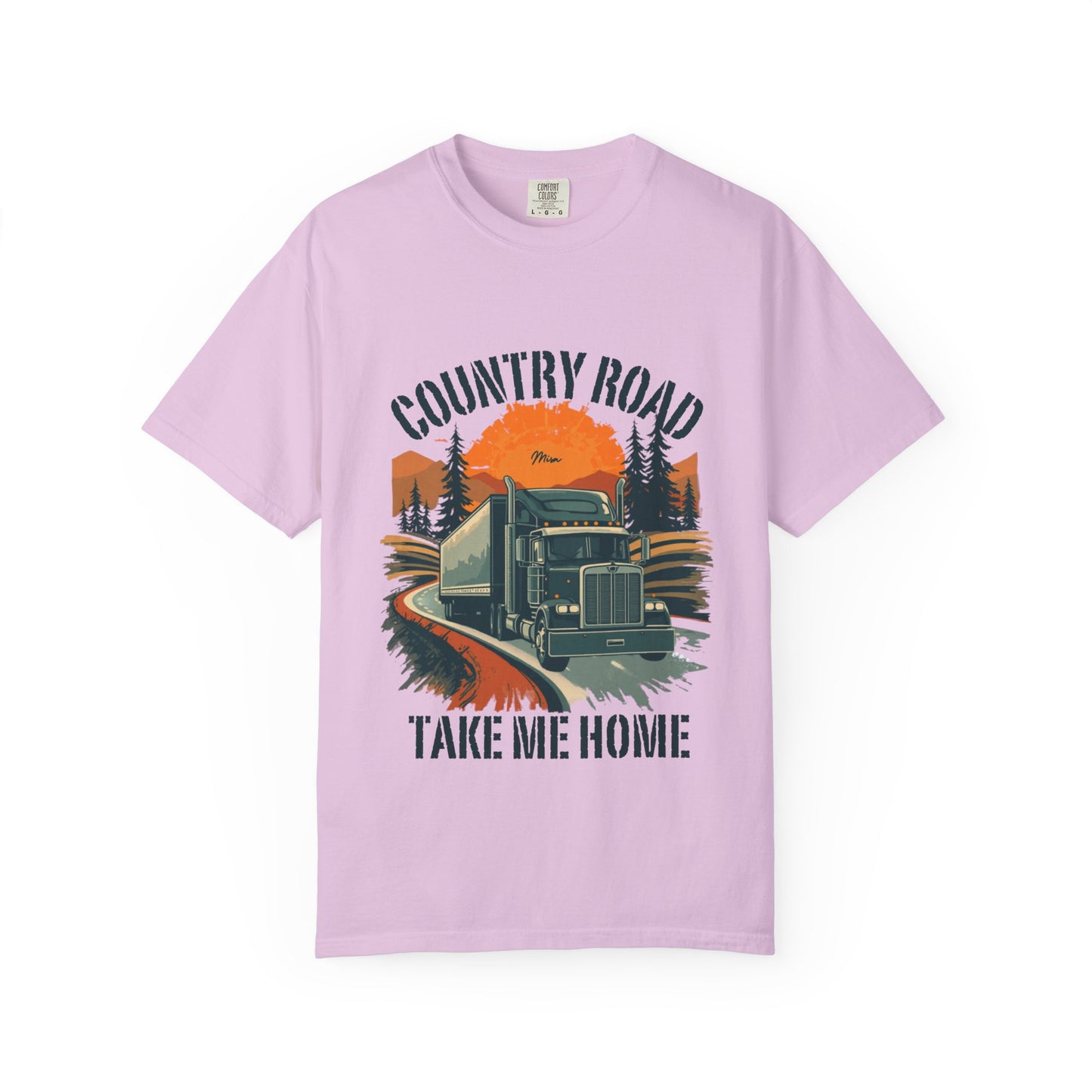 Country Road Truck Tee — "Take Me Home" Vintage Semi-Truck T-Shirt