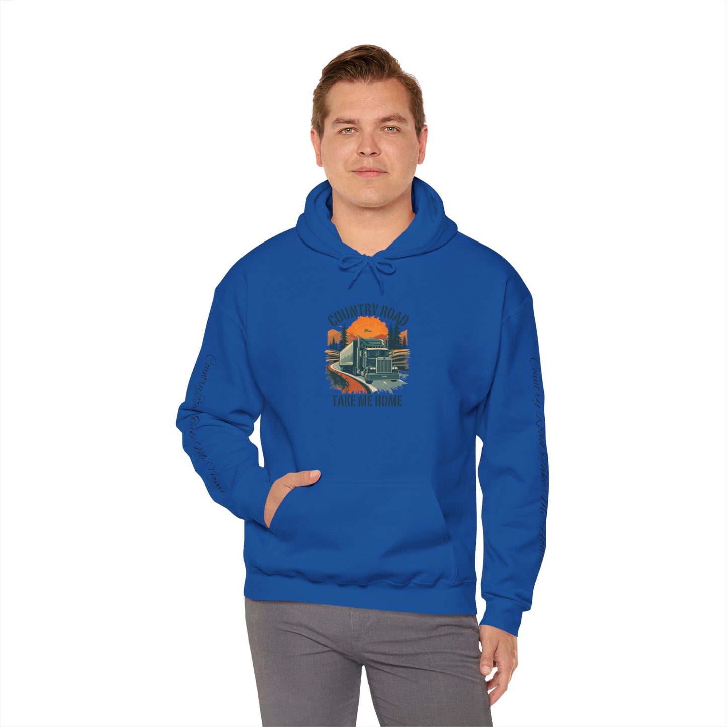 Country Road Hoodie - 'Take Me Home' Vintage Truck Graphic