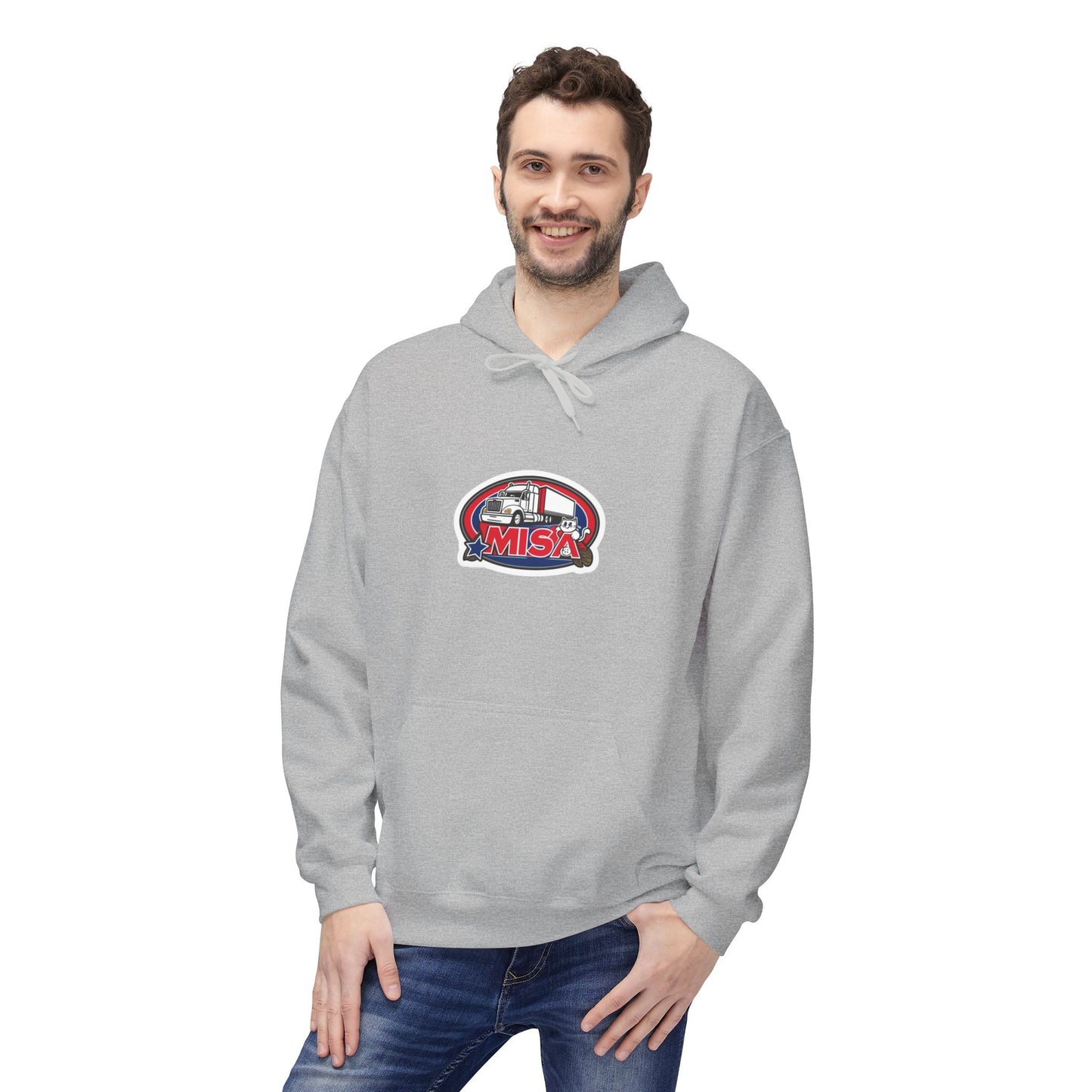 Country Road Truck Hoodie — "Country Road Take Me Home" Retro Semi Truck Pullover