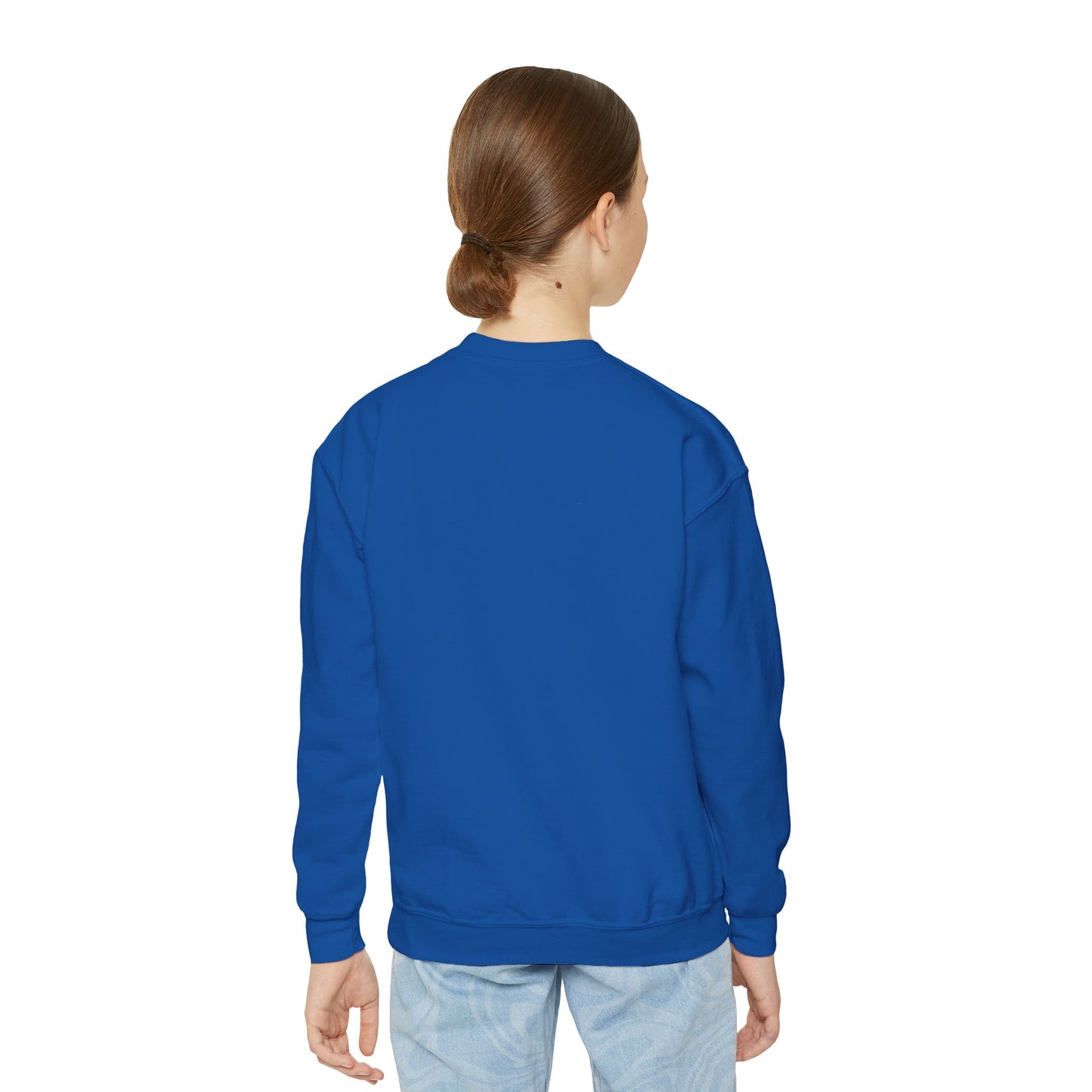 Youth Crewneck Sweatshirt — Retro 'Country Road Take Me Home' Truck Graphic