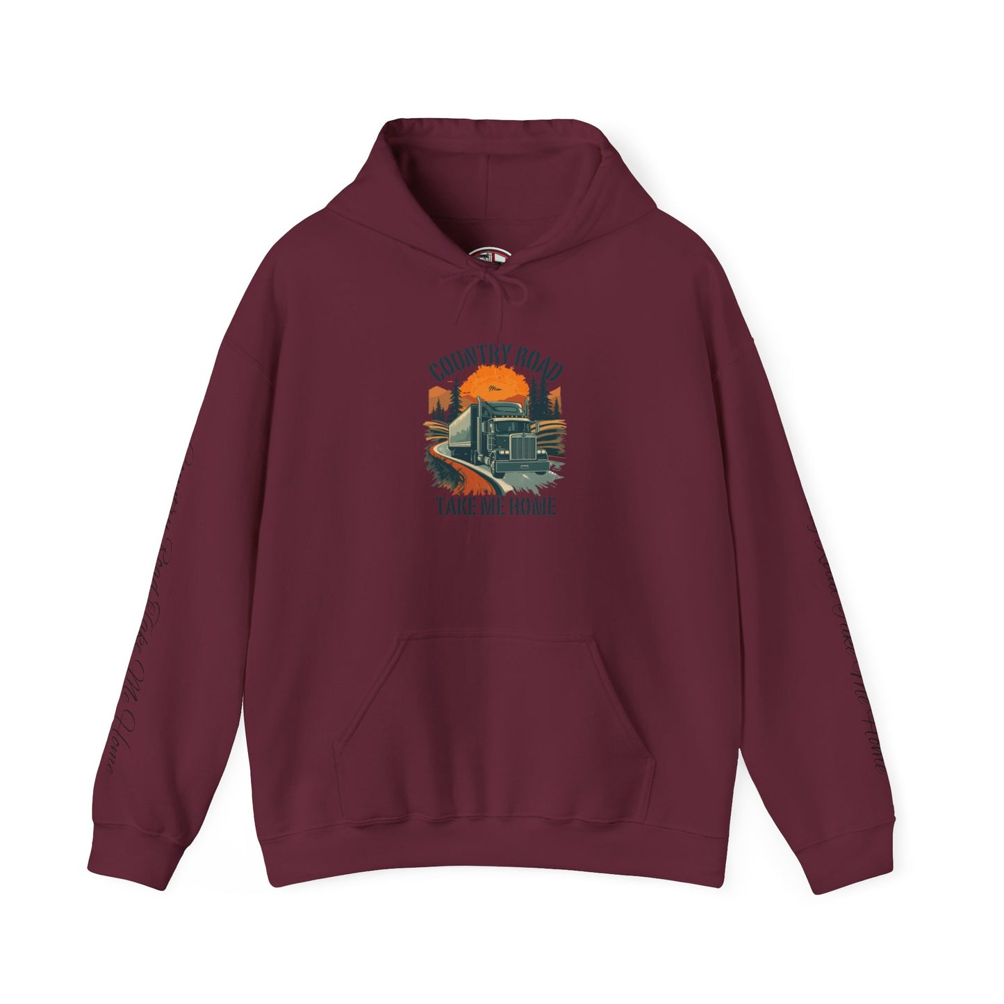 Country Road Hoodie - 'Take Me Home' Vintage Truck Graphic