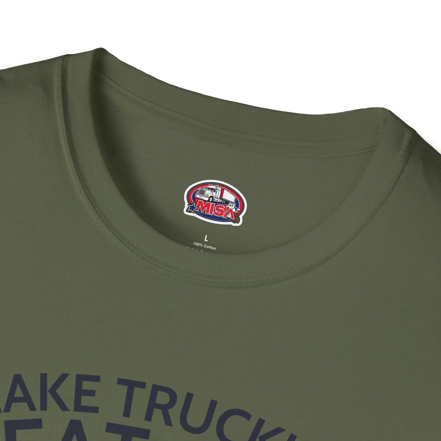 Make Trucking Great Again T-Shirt — Semi Truck Graphic Tee for Truck Drivers & Fans