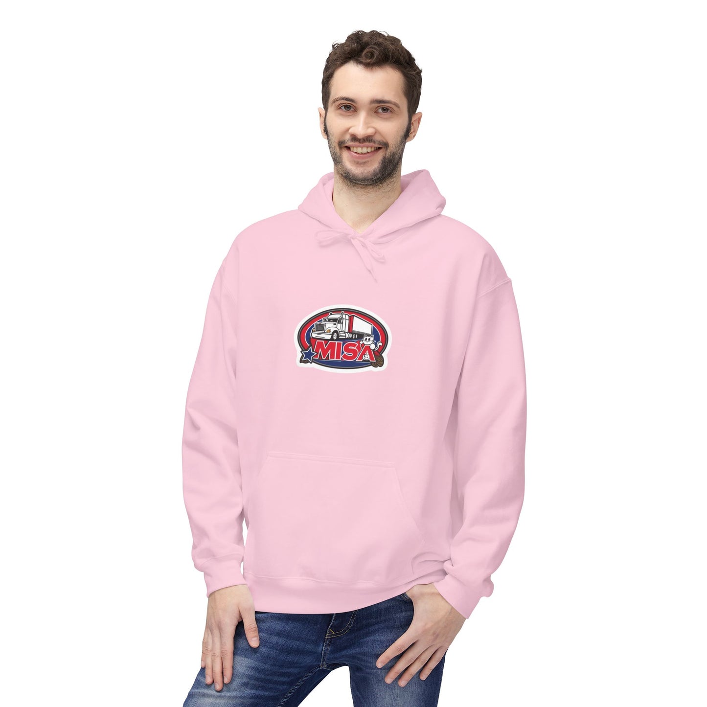 Country Road Truck Hoodie — "Country Road Take Me Home" Retro Semi Truck Pullover