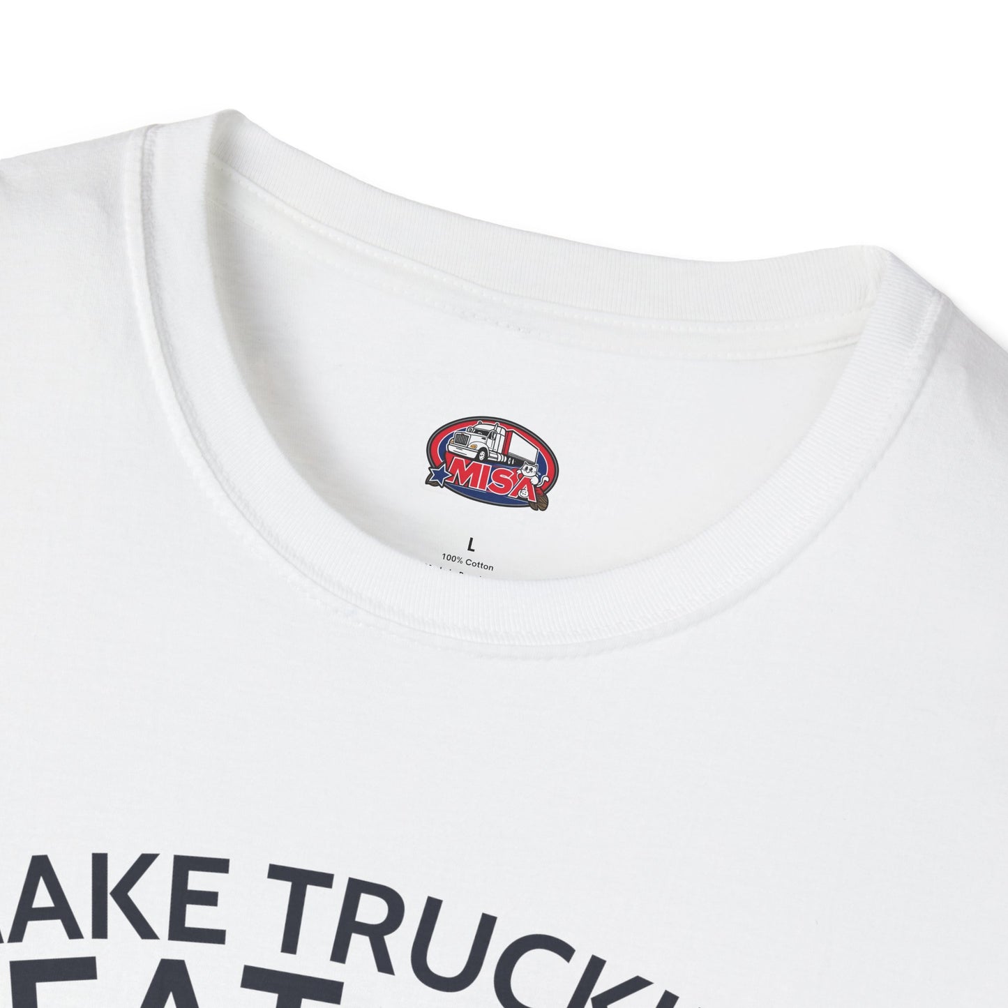 Make Trucking Great Again T-Shirt — Semi Truck Graphic Tee for Truck Drivers & Fans