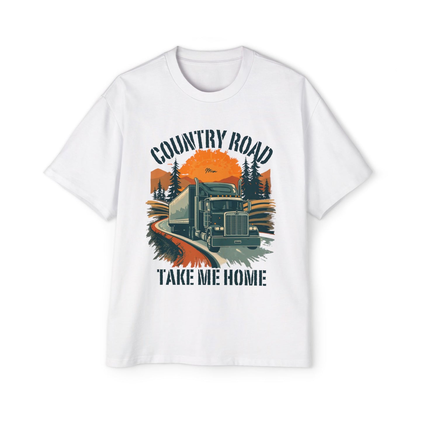 Country Road Truck Tee — "Take Me Home" Retro Trucker T‑Shirt