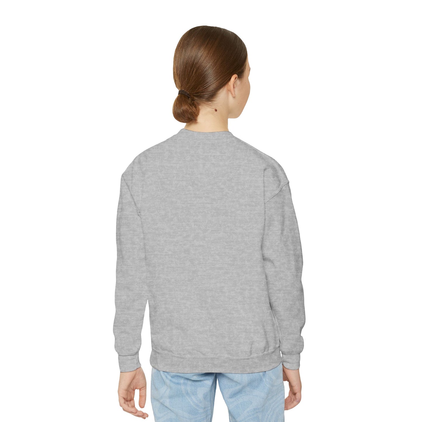 Youth Crewneck Sweatshirt — Retro 'Country Road Take Me Home' Truck Graphic