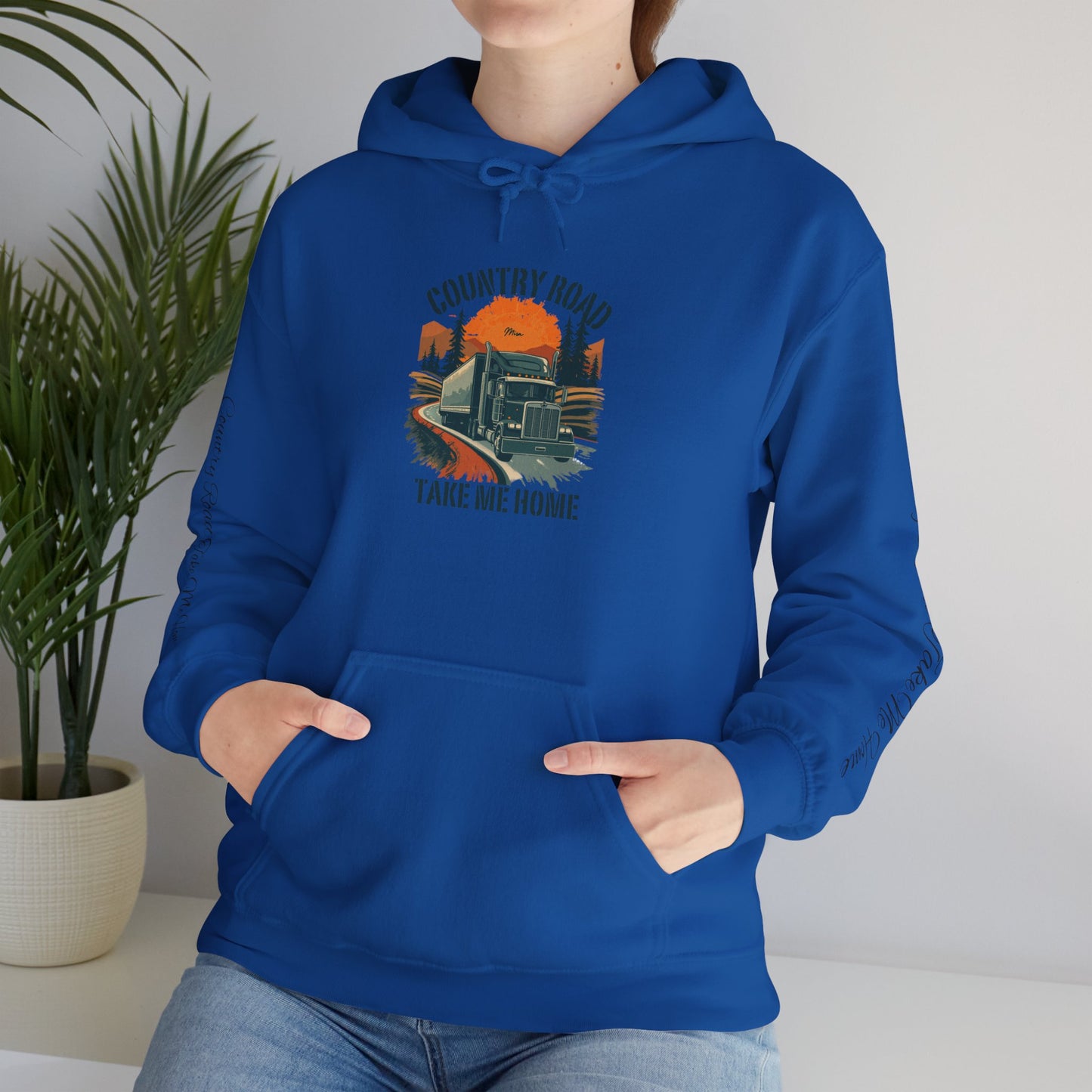 Country Road Hoodie - 'Take Me Home' Vintage Truck Graphic