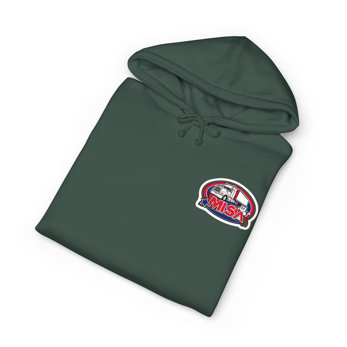 Hoodie — "Country Road Take Me Home" Trucking Graphic Hooded Sweatshirt