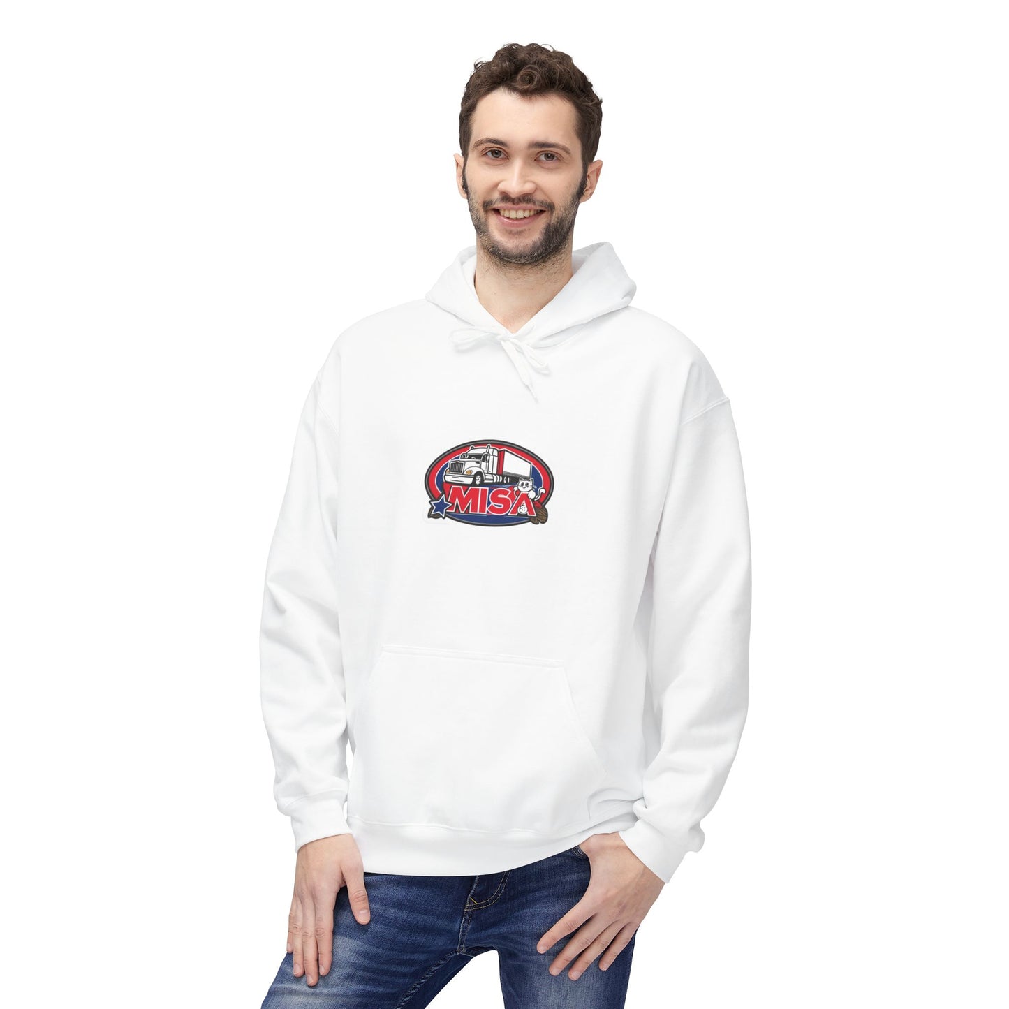 Country Road Truck Hoodie — "Country Road Take Me Home" Retro Semi Truck Pullover
