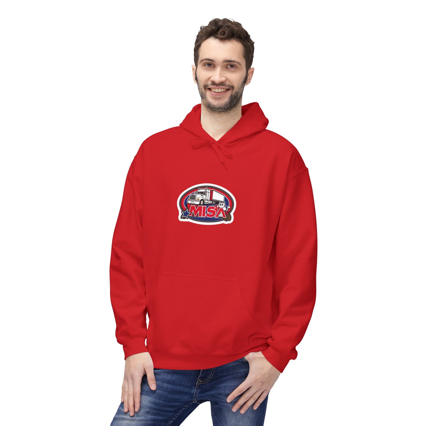 Country Road Truck Hoodie — "Country Road Take Me Home" Retro Semi Truck Pullover