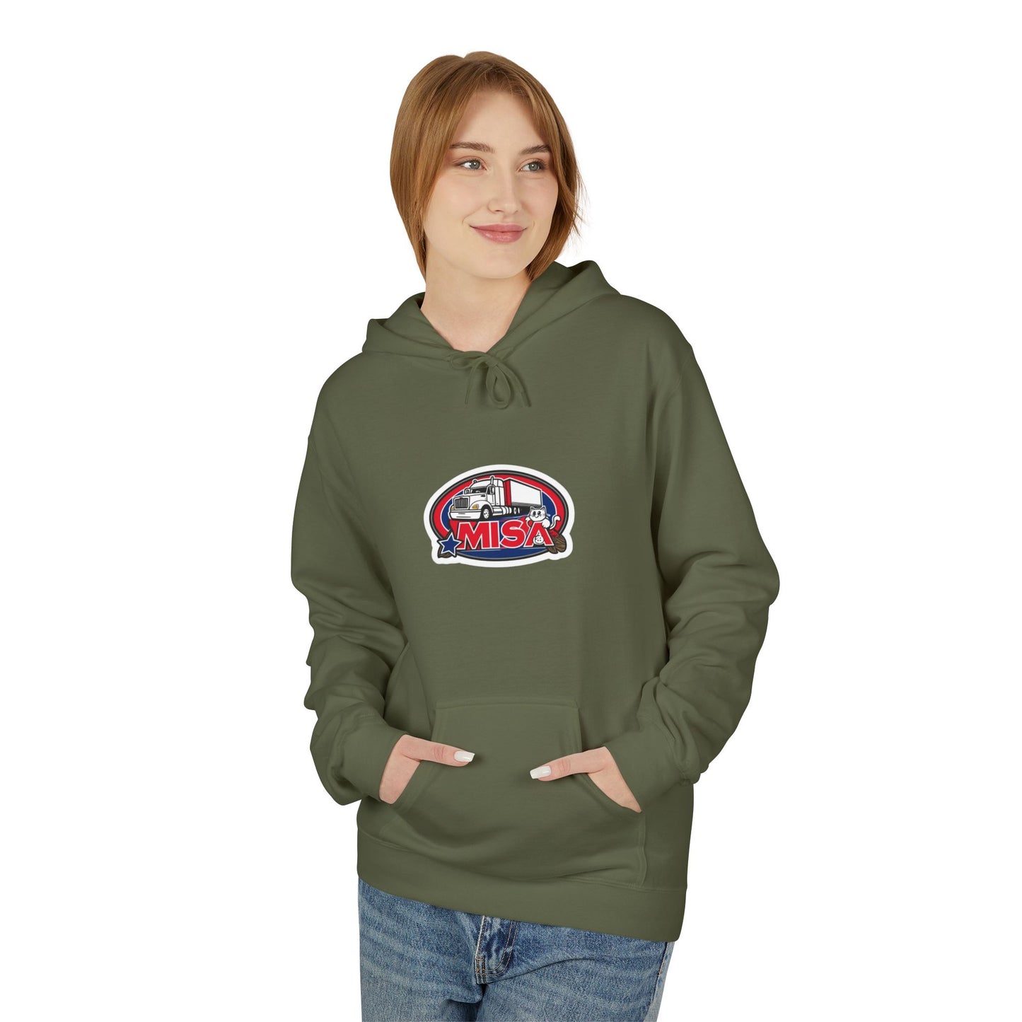 Country Road Truck Hoodie — "Country Road Take Me Home" Retro Semi Truck Pullover