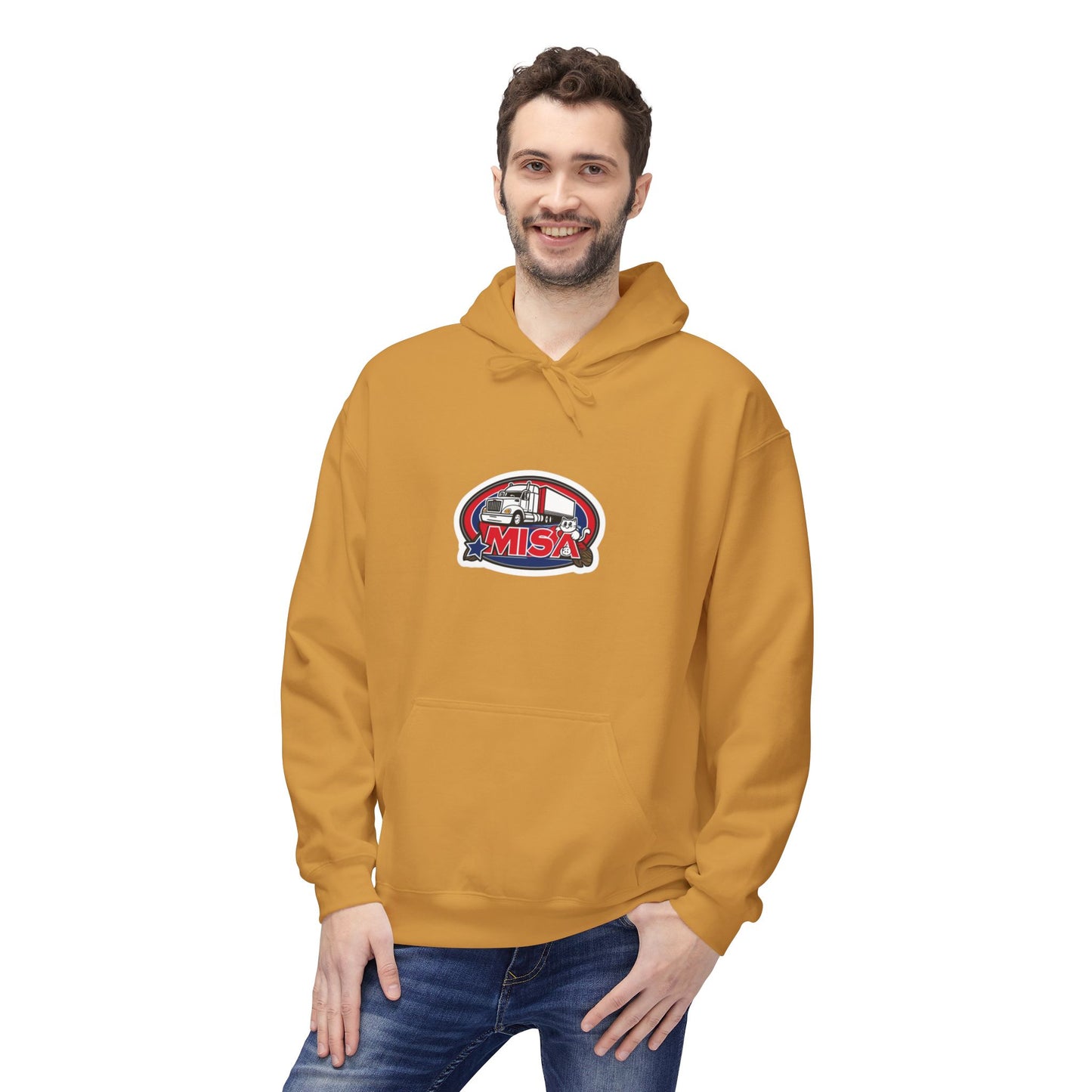 Country Road Truck Hoodie — "Country Road Take Me Home" Retro Semi Truck Pullover