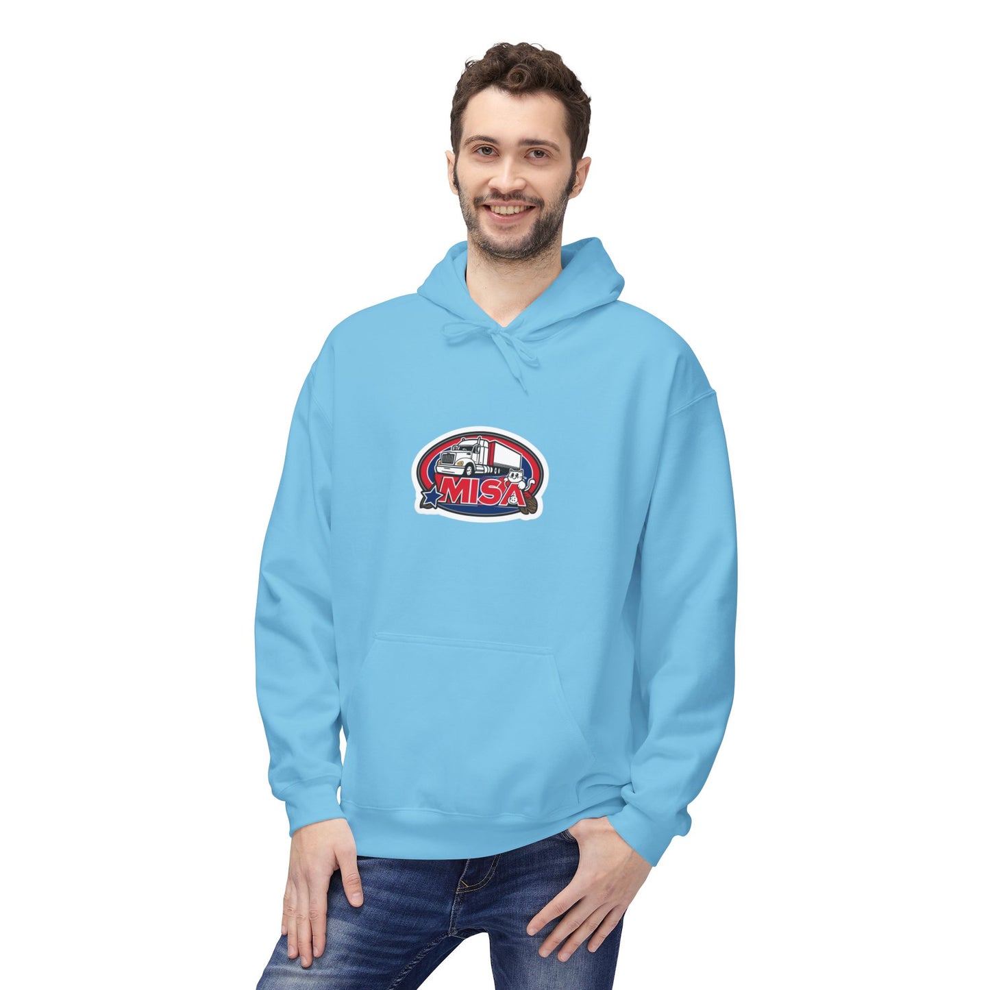 Country Road Truck Hoodie — "Country Road Take Me Home" Retro Semi Truck Pullover