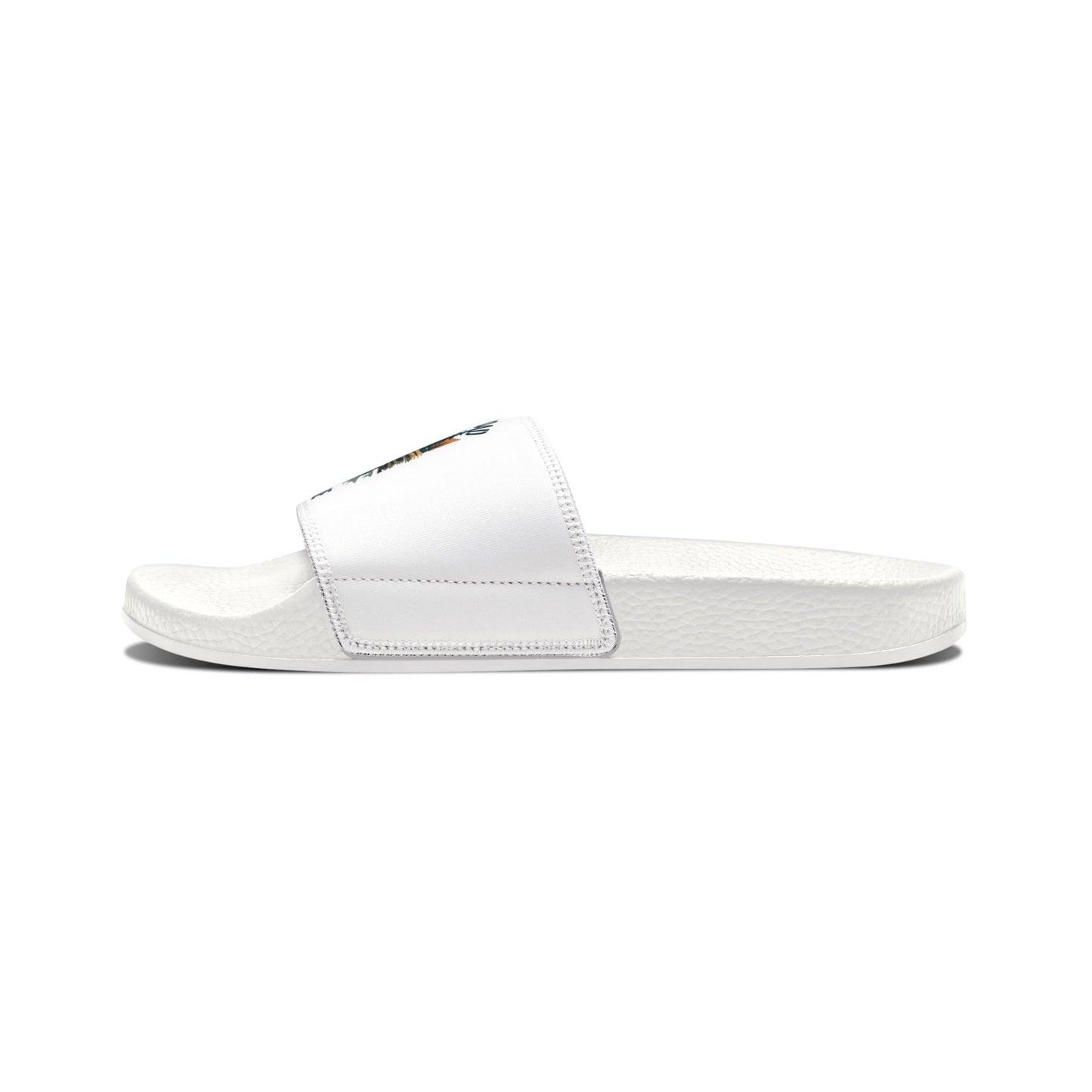 Men's Custom Graphic Slide Sandals — Removable-Strap Personalized Design
