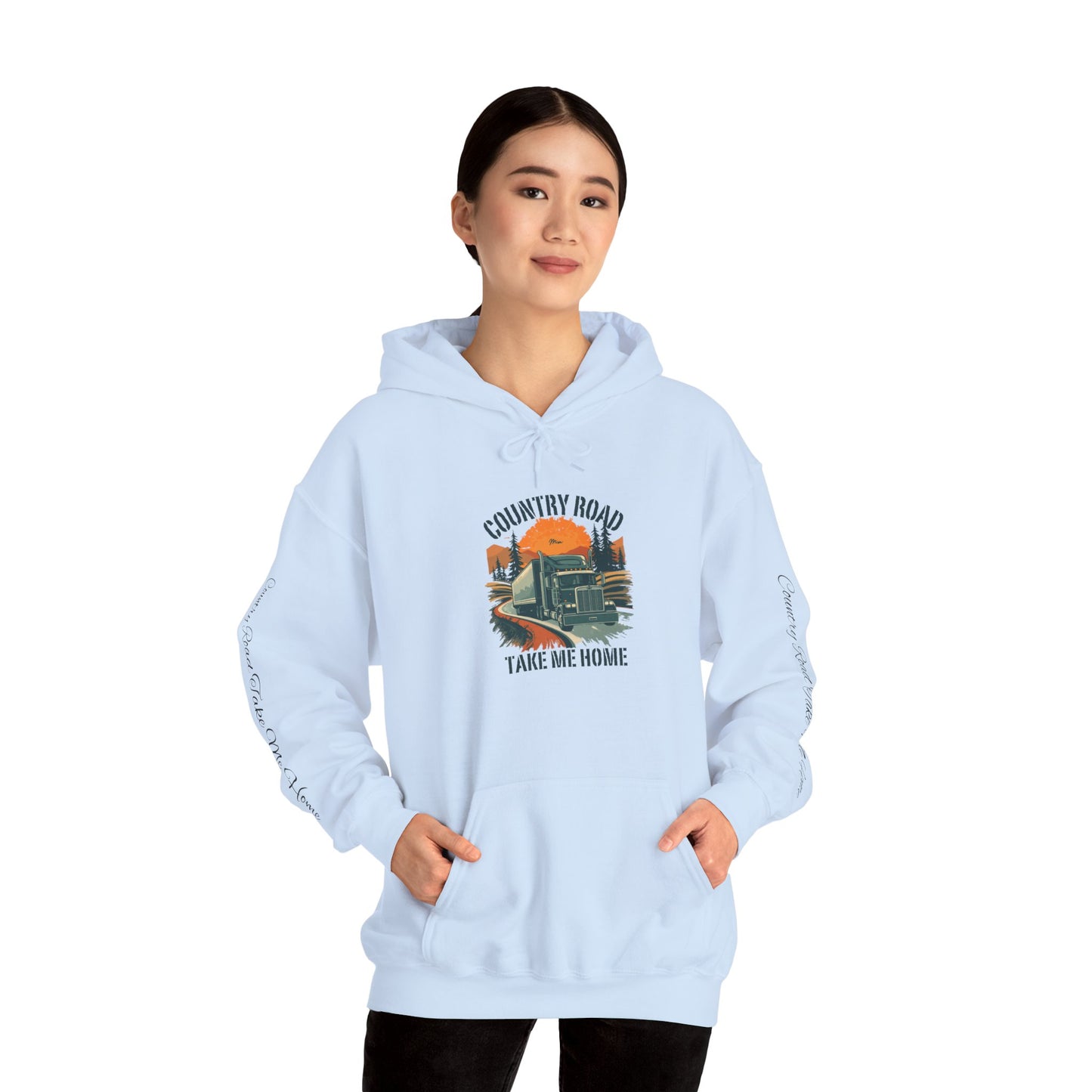 Country Road Hoodie - 'Take Me Home' Vintage Truck Graphic