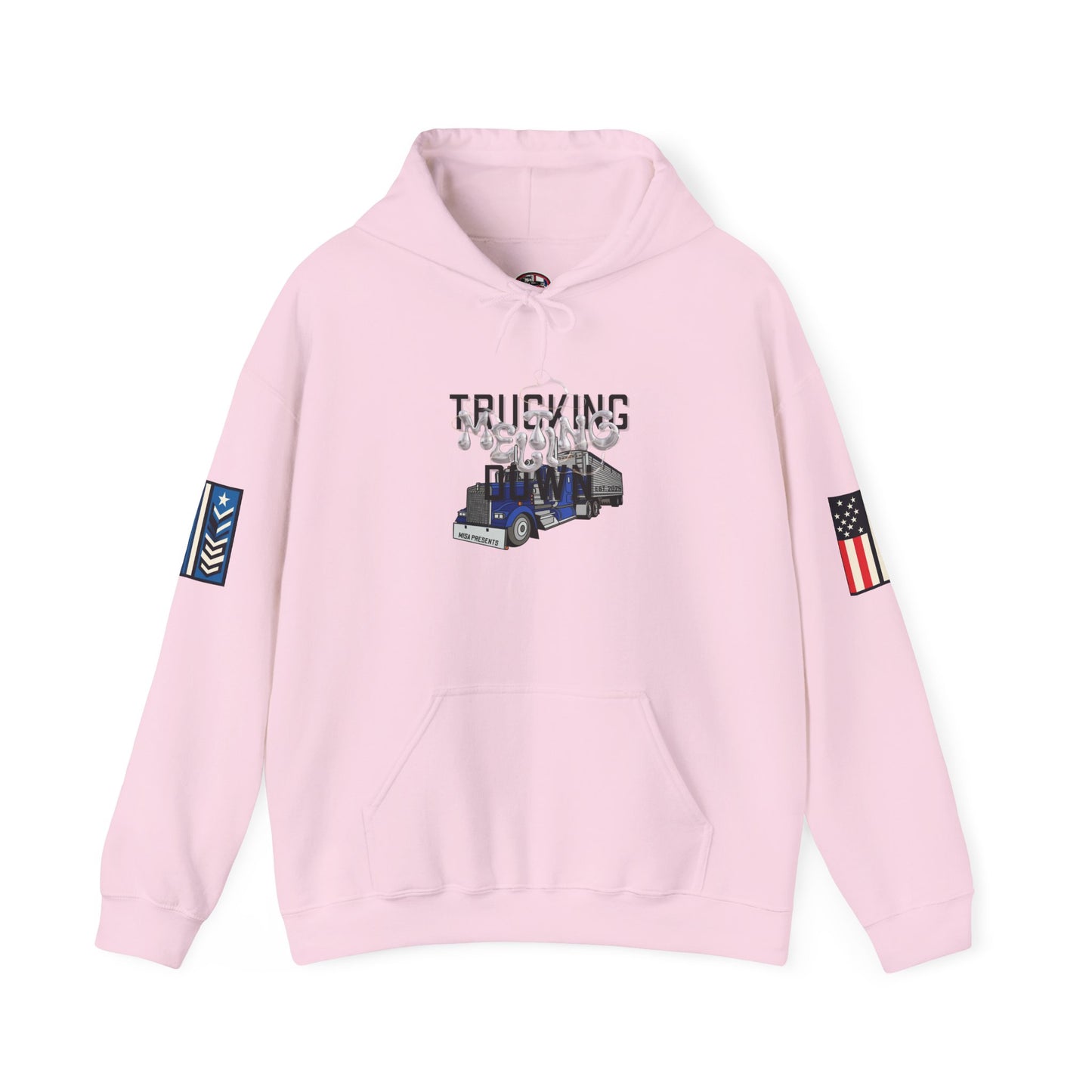 Melting Down Unisex Hoodie - Trucking Design