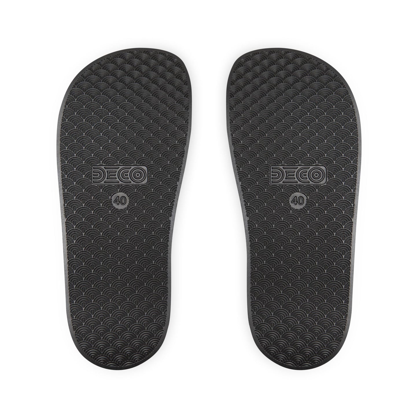 Men's Custom Graphic Slide Sandals — Removable-Strap Personalized Design