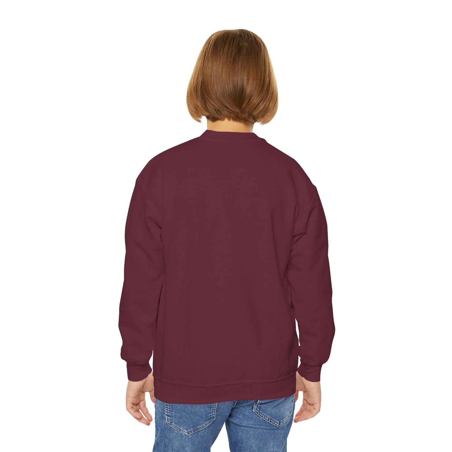 Youth Crewneck Sweatshirt — Retro 'Country Road Take Me Home' Truck Graphic