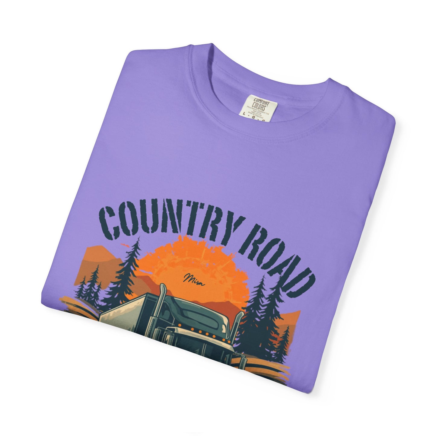 Country Road Truck Tee — "Take Me Home" Vintage Semi-Truck T-Shirt