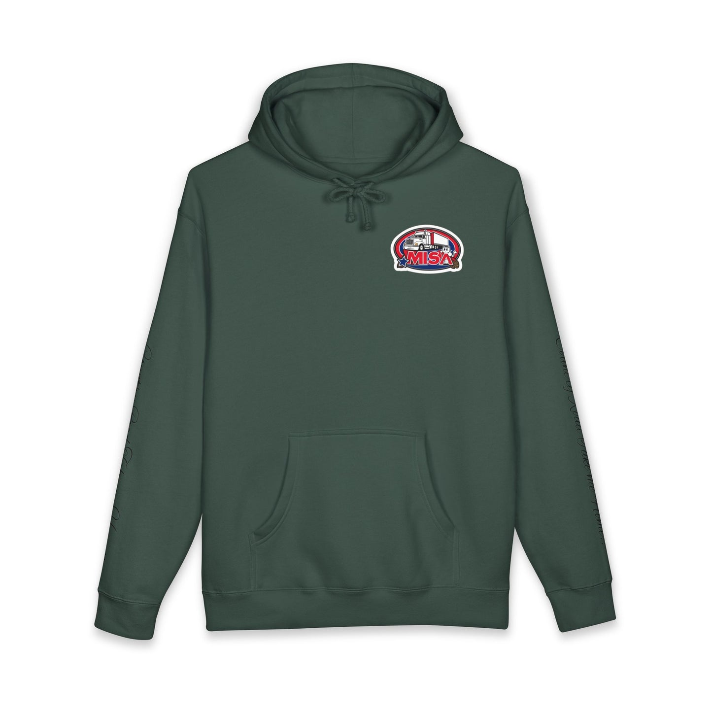 Hoodie — "Country Road Take Me Home" Trucking Graphic Hooded Sweatshirt