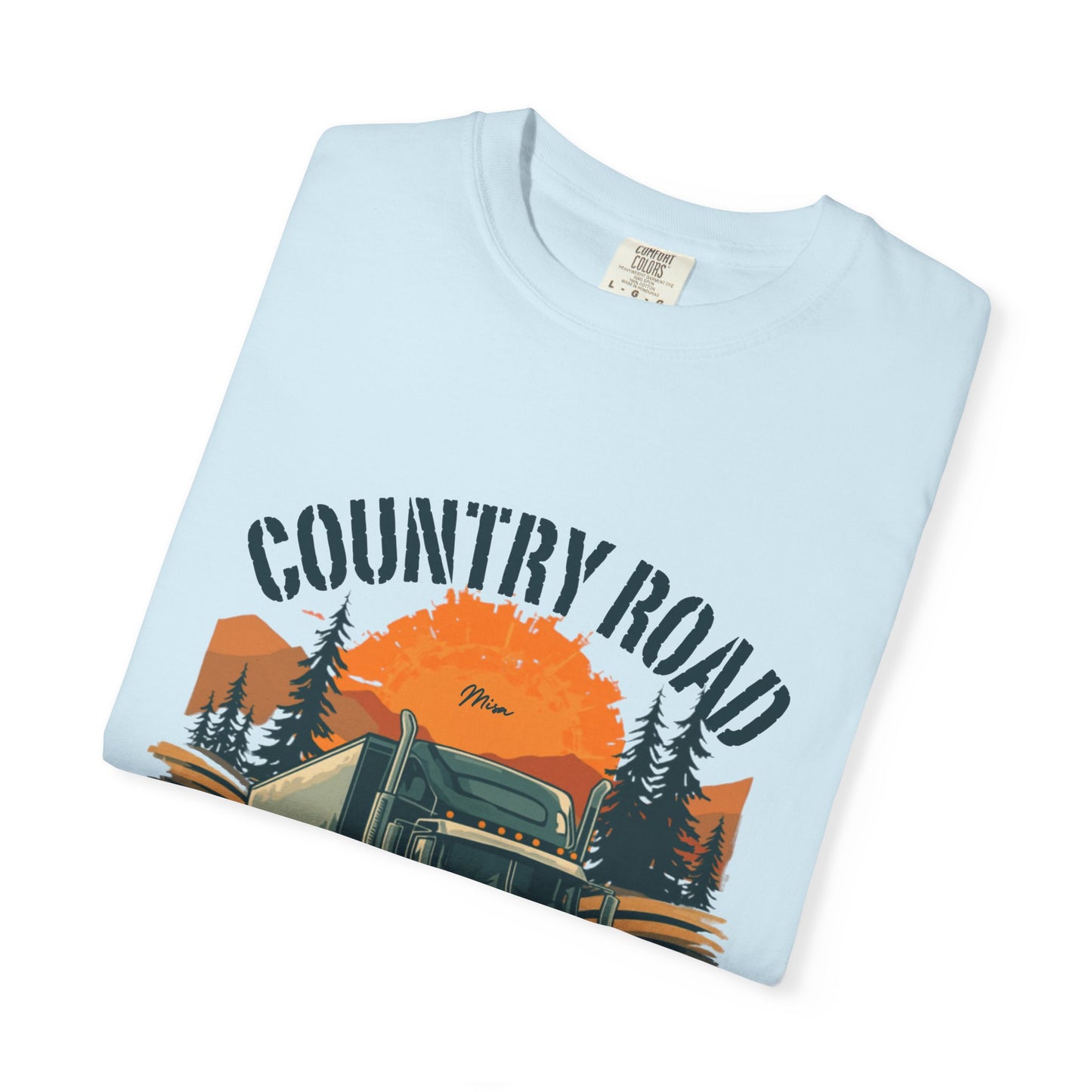 Country Road Truck Tee — "Take Me Home" Vintage Semi-Truck T-Shirt