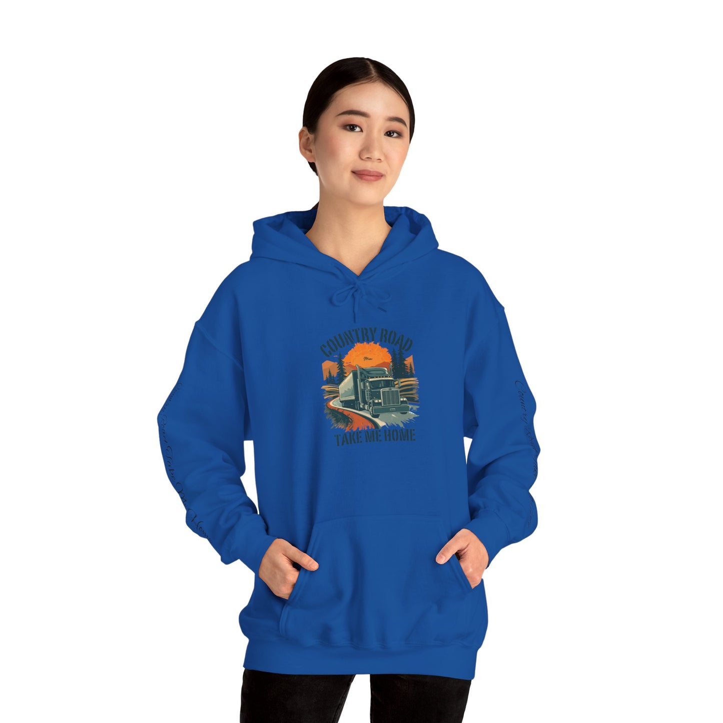 Country Road Hoodie - 'Take Me Home' Vintage Truck Graphic