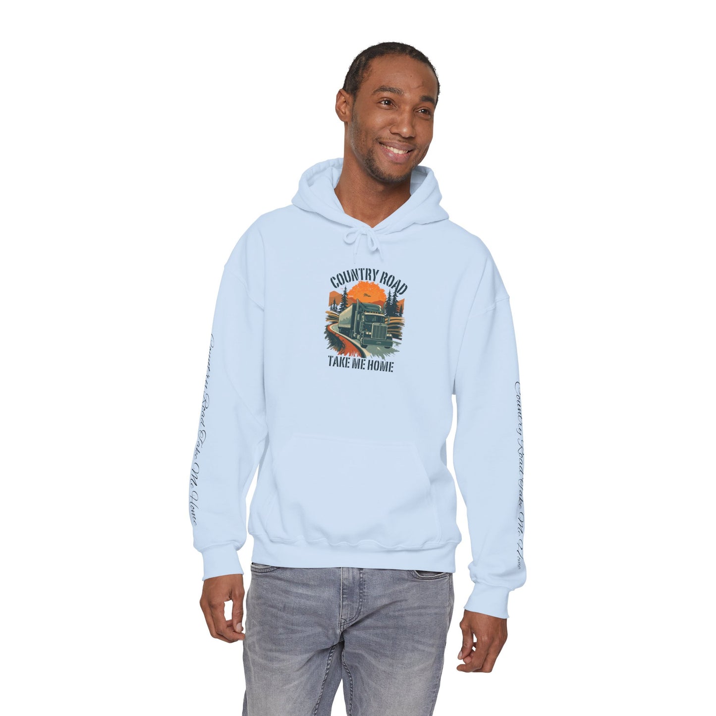 Country Road Hoodie - 'Take Me Home' Vintage Truck Graphic