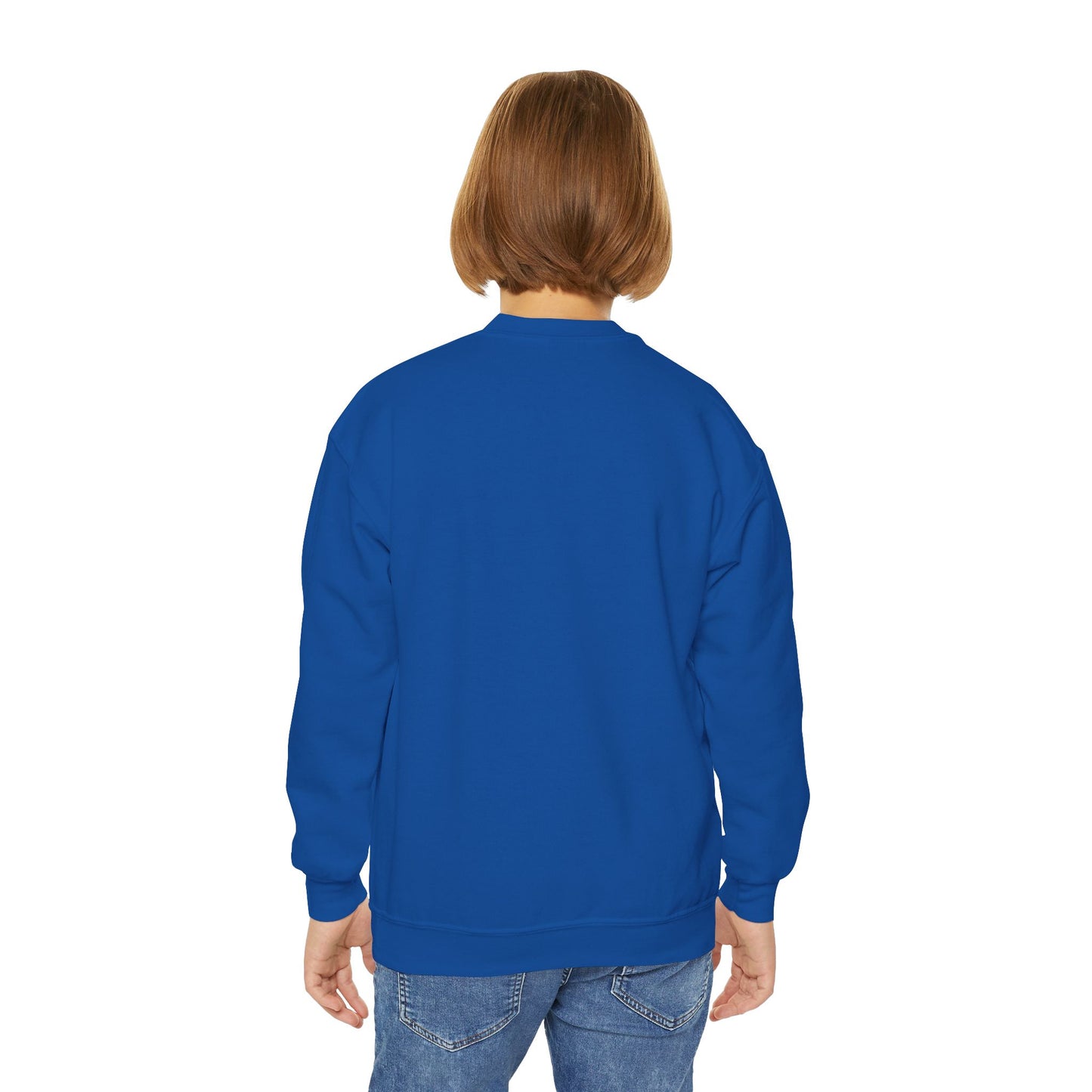 Youth Crewneck Sweatshirt — Retro 'Country Road Take Me Home' Truck Graphic