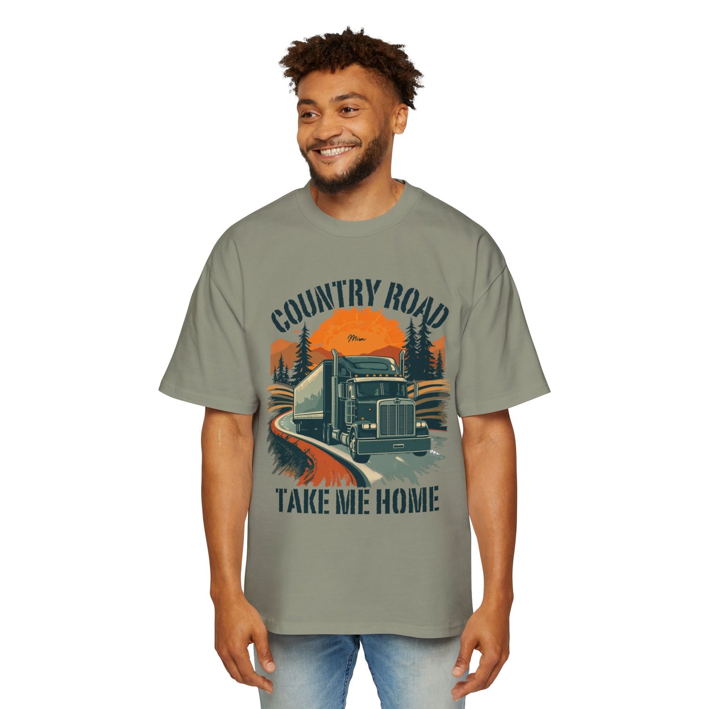 Country Road Truck Tee — "Take Me Home" Retro Trucker T‑Shirt