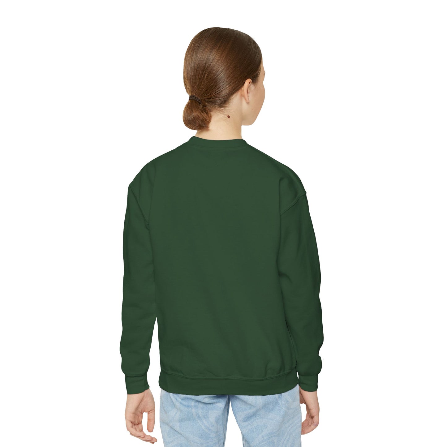Youth Crewneck Sweatshirt — Retro 'Country Road Take Me Home' Truck Graphic