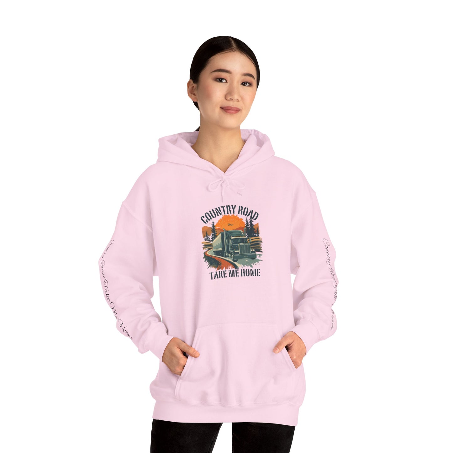 Country Road Hoodie - 'Take Me Home' Vintage Truck Graphic