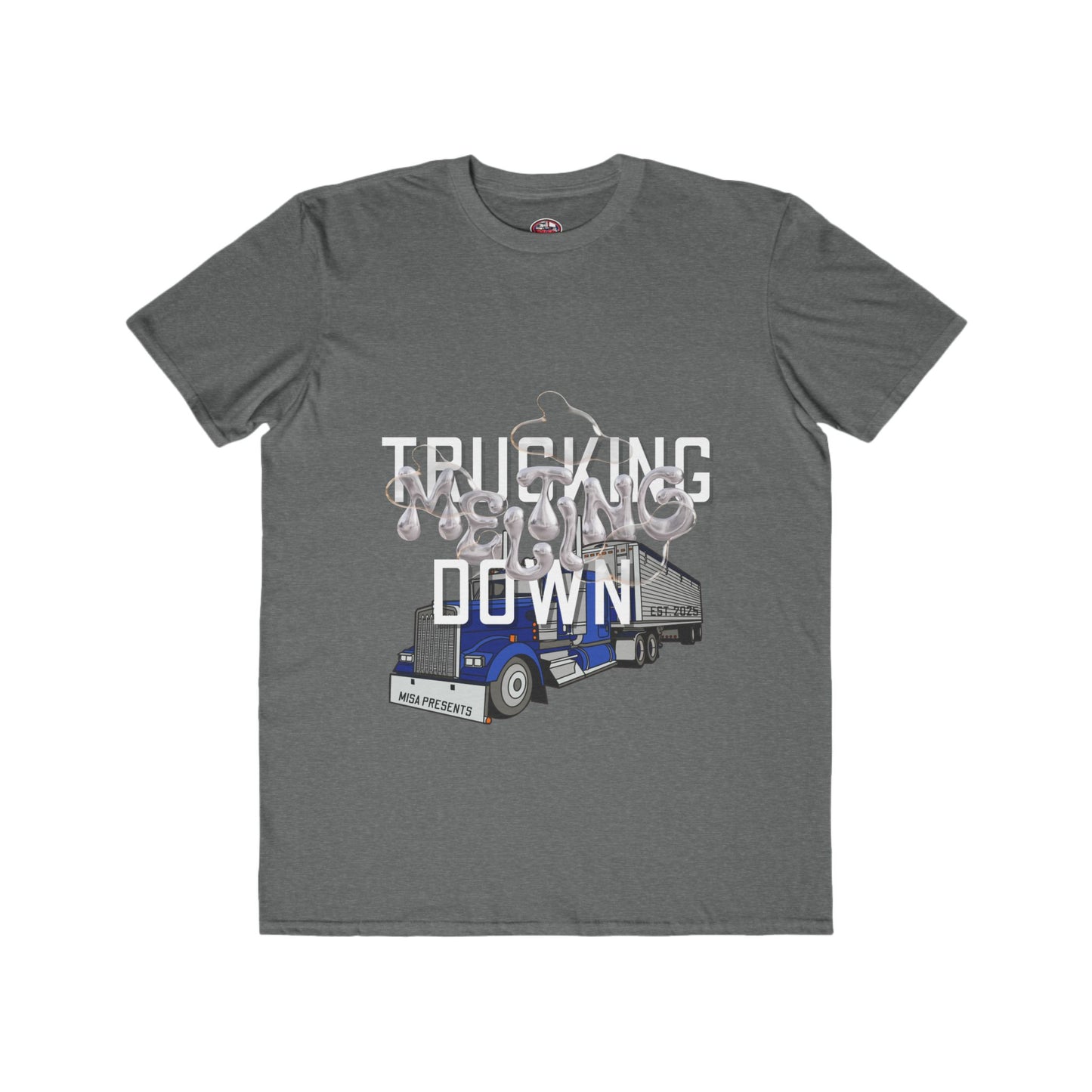 Men's Fashion Tee - Trucking Melt Down Stylish Tshirt for Truckers and Freight Professionals