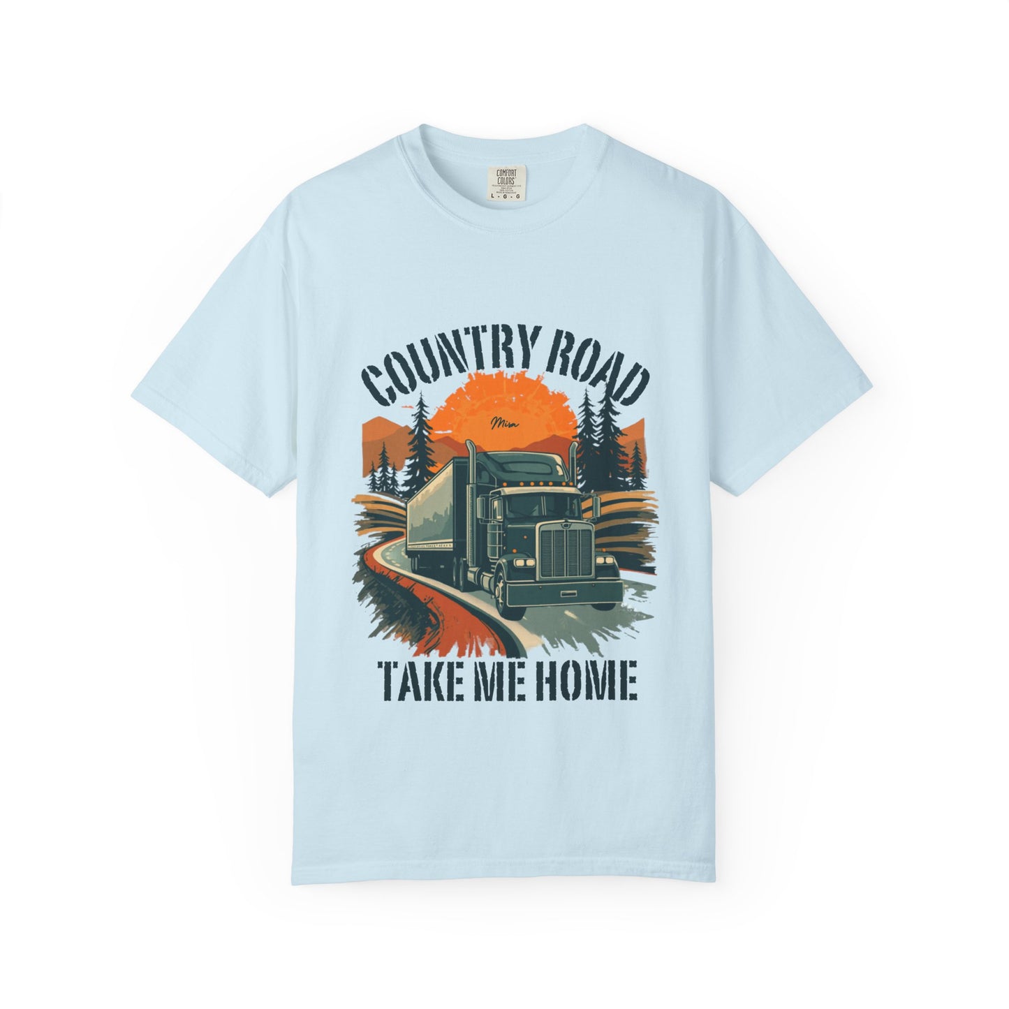 Country Road Truck Tee — "Take Me Home" Vintage Semi-Truck T-Shirt