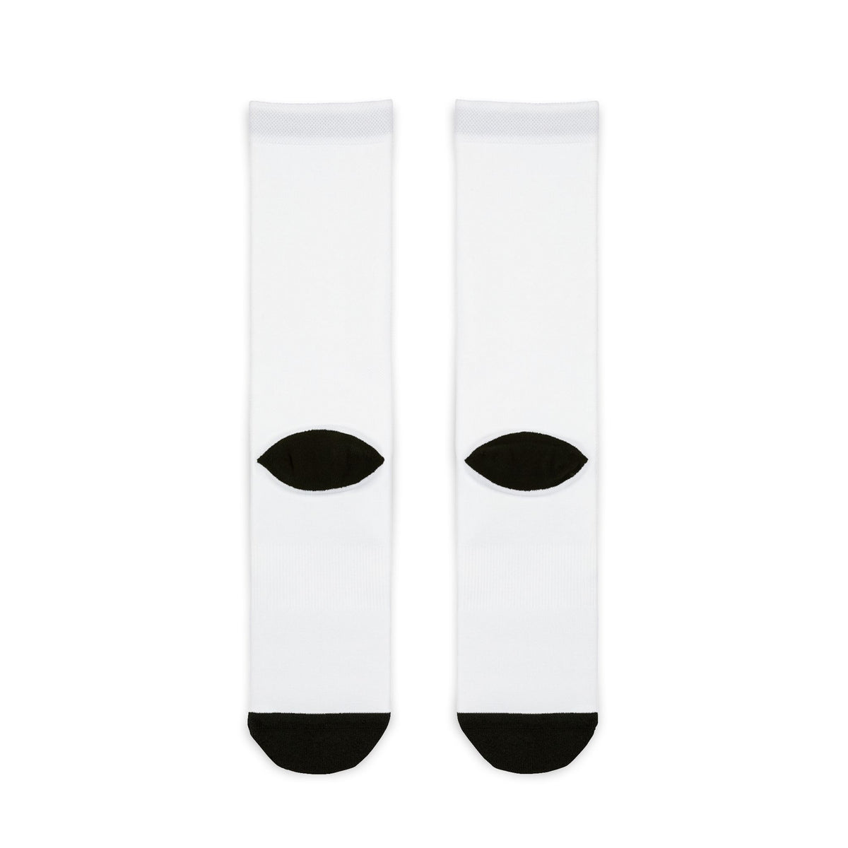 All-over print sublimation crew socks by Printify featuring "We Drive America's Economy" design in vibrant colors.