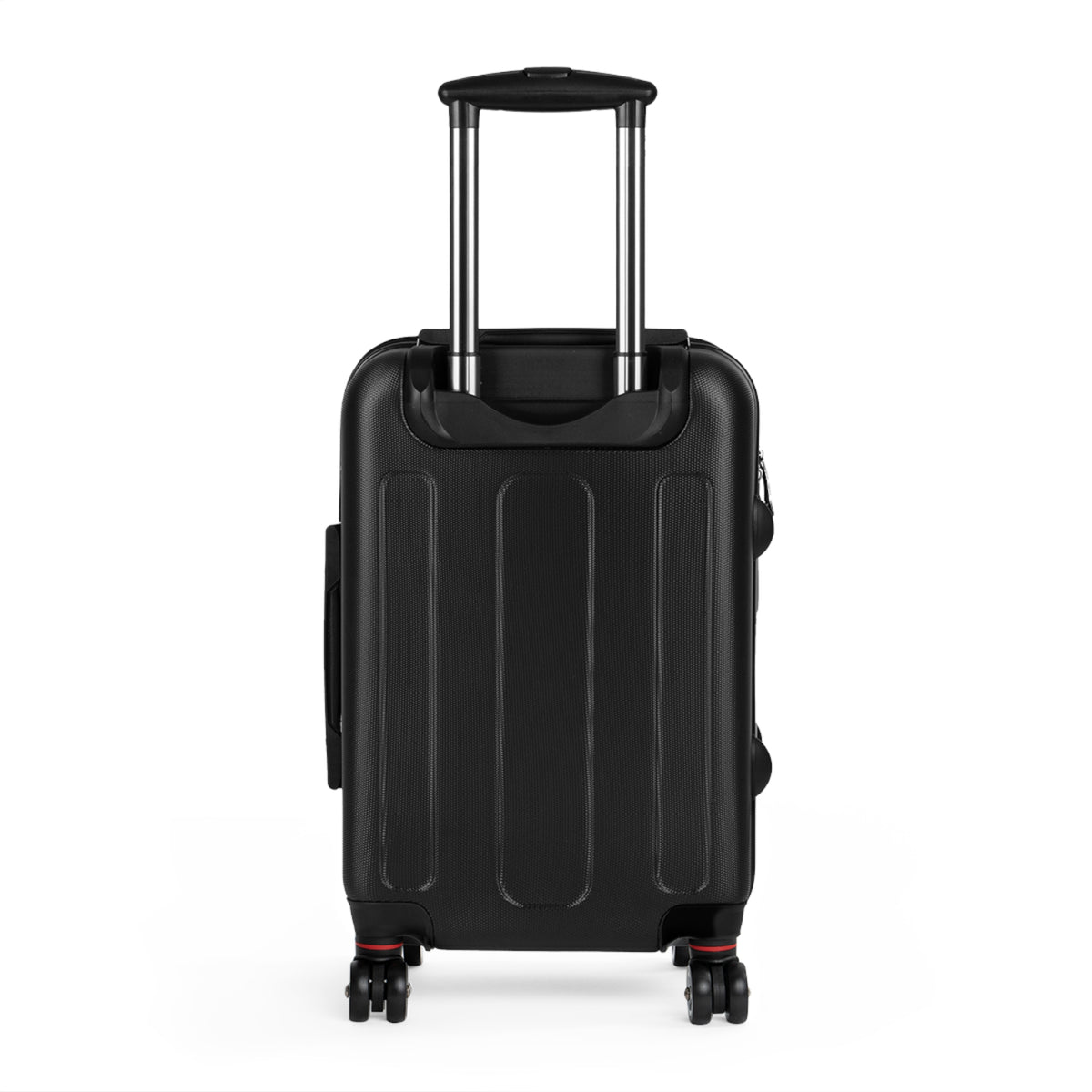 Black truck driver suitcase from Printify featuring "I'll Sleep When I'm Done" travel luggage design, compact bag for travel essentials.