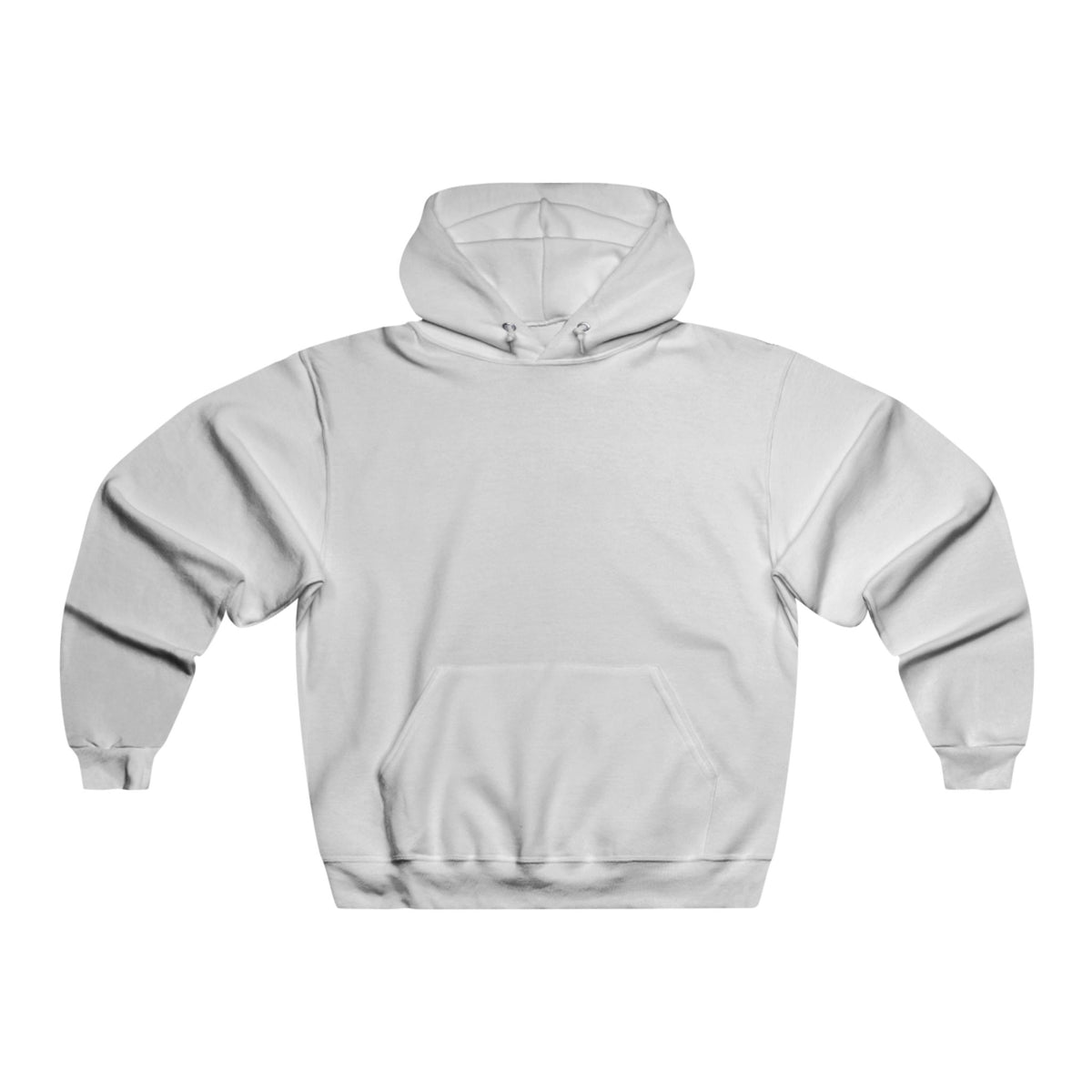 Men's NUBLEND® hoodie with "We Drive America's Economy" graphic, athletic heather fabric, comfortable sweatshirt by Printify.