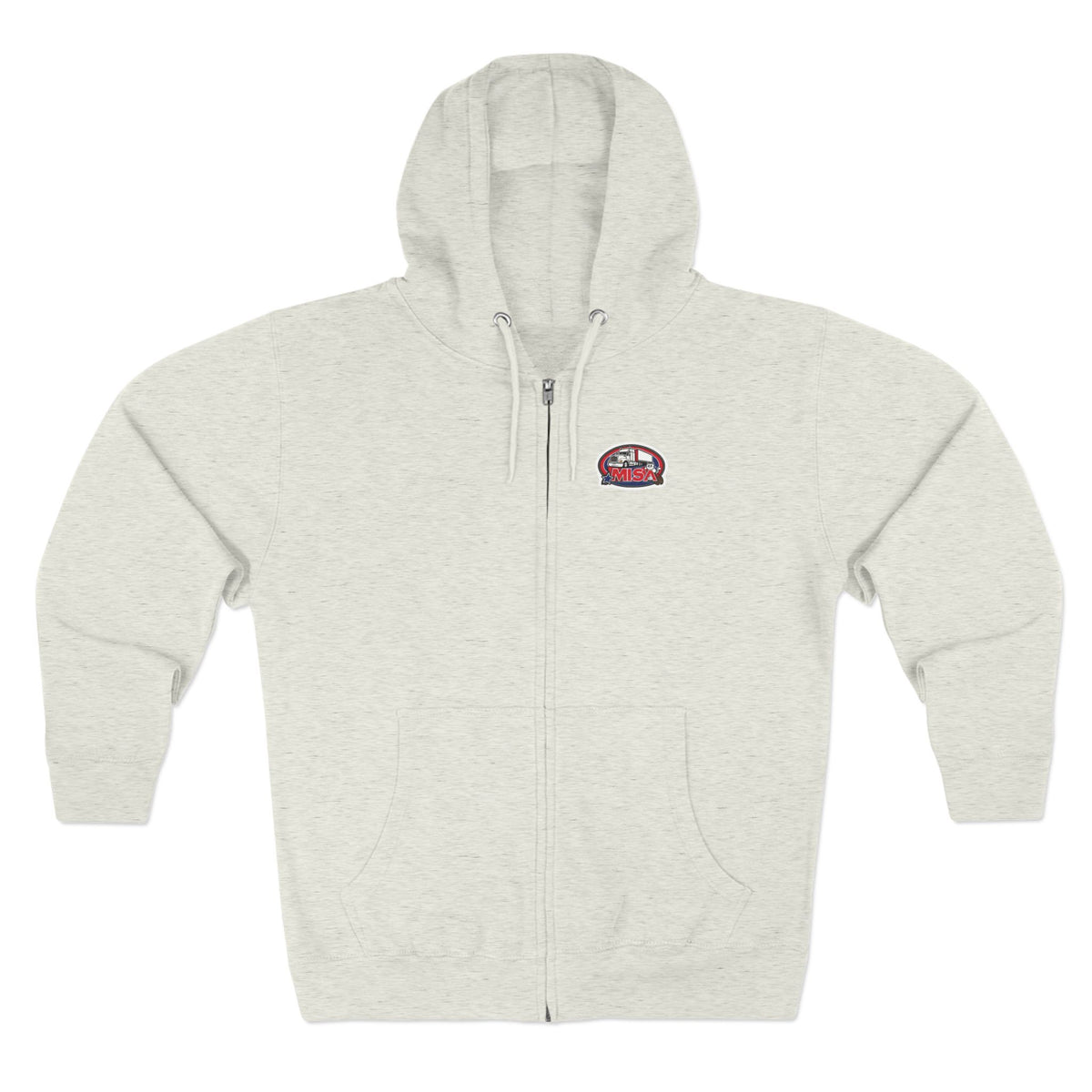 Black unisex zip hoodie with humorous "Sir, You Can't Park Here" graphic print, casual and comfortable sweatshirt.