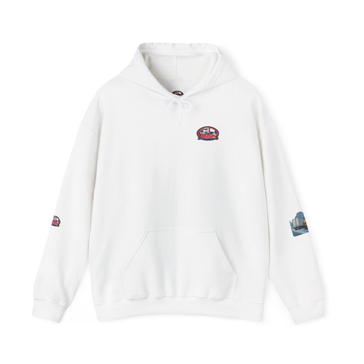 Funny unisex heavy blend hoodie with "You Can't Park Here" design, stylish hooded sweatshirt by Printify.