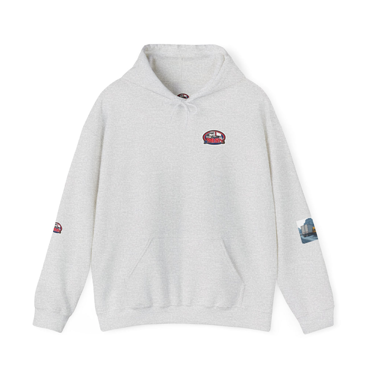 Unisex heavy blend hoodie by Printify featuring a humorous "You Can't Park Here" design on the front.