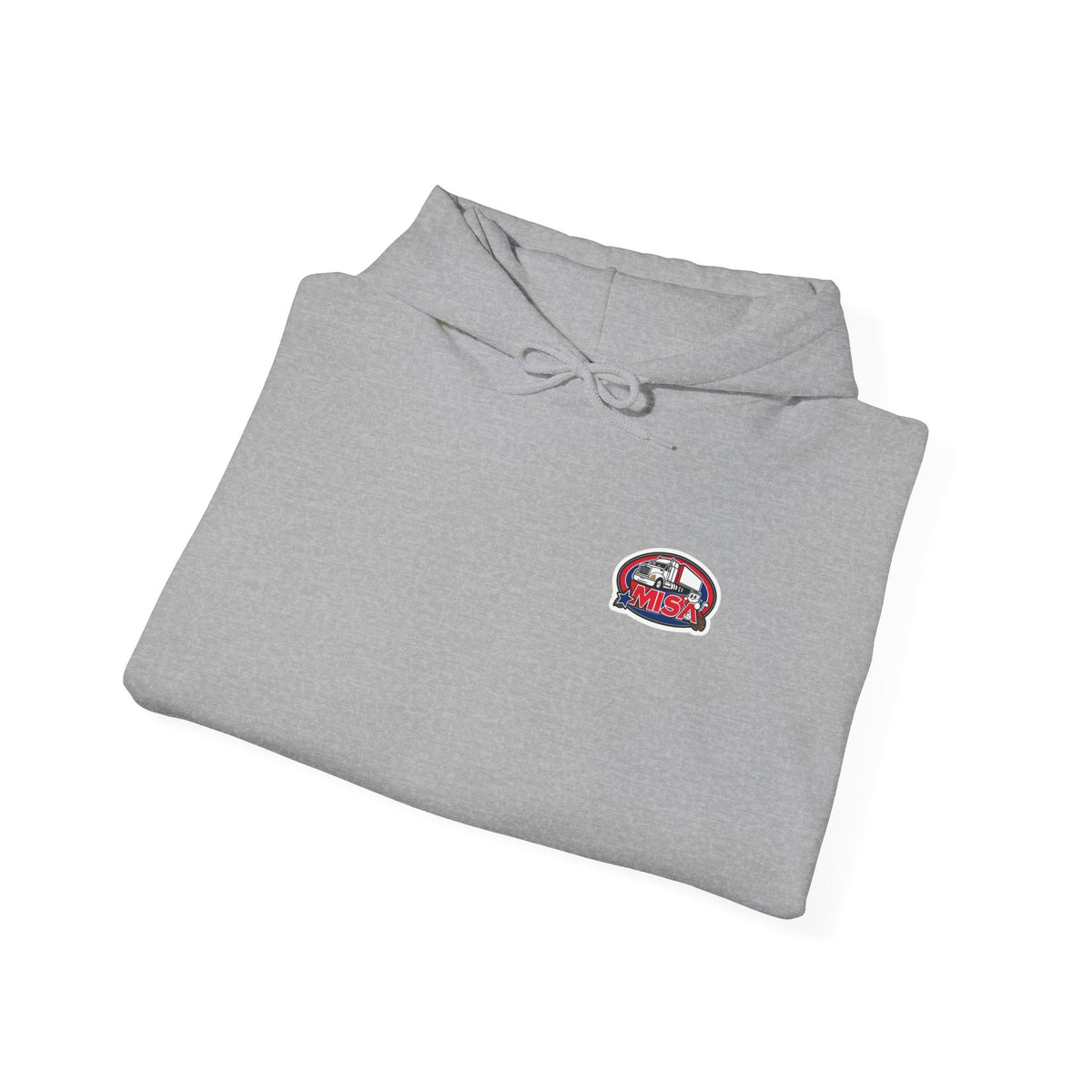 Funny unisex Heavy Blend hoodie from Printify featuring a "You Can't Park Here" design on ash-colored fabric.