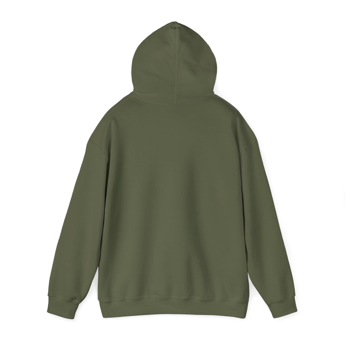 Unisex vintage flag hoodie by Printify, dark heather heavy blend sweatshirt with iconic flag design and "We Drive" text.